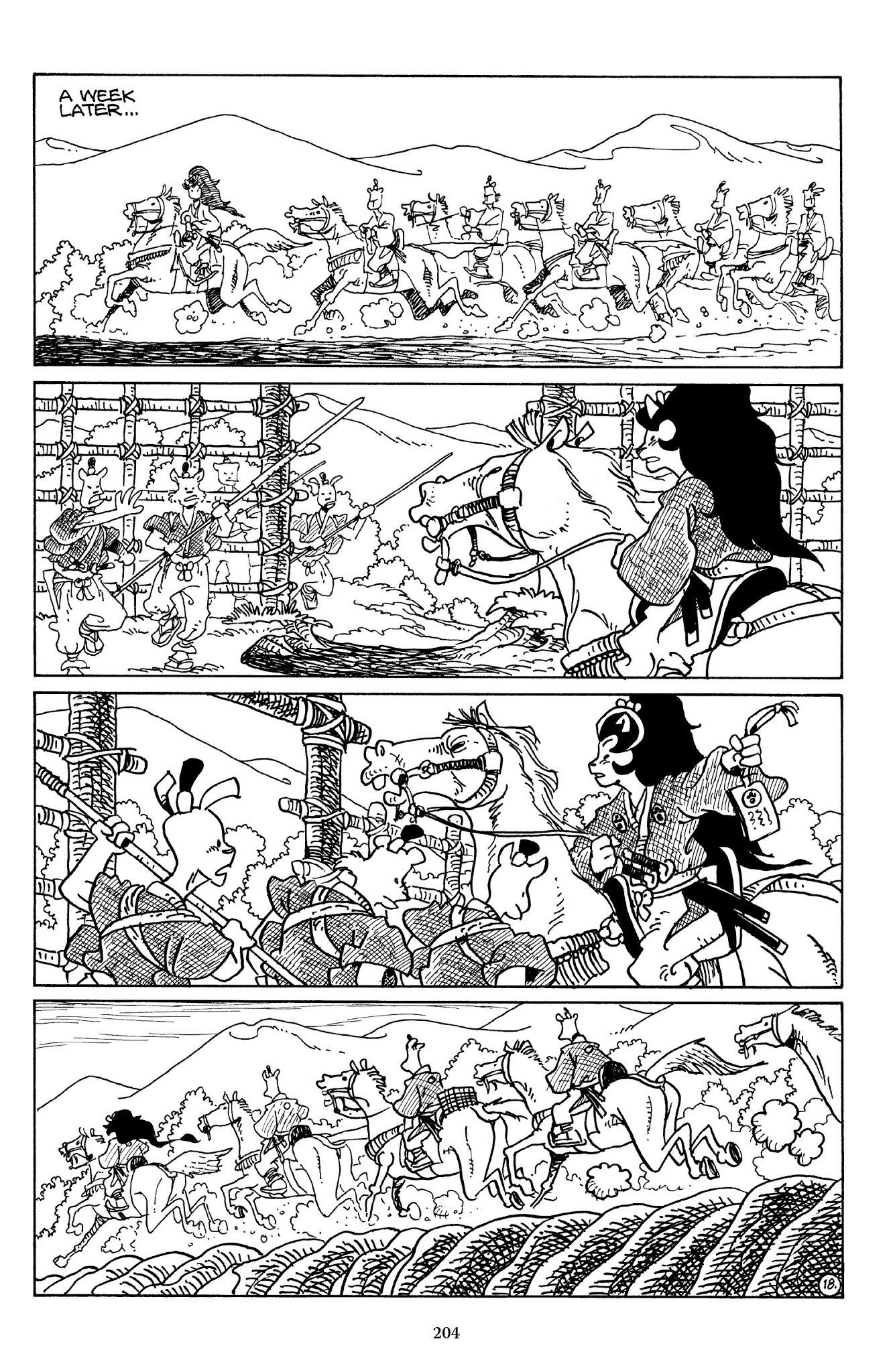 Read online The Usagi Yojimbo Saga comic -  Issue # TPB 5 - 201