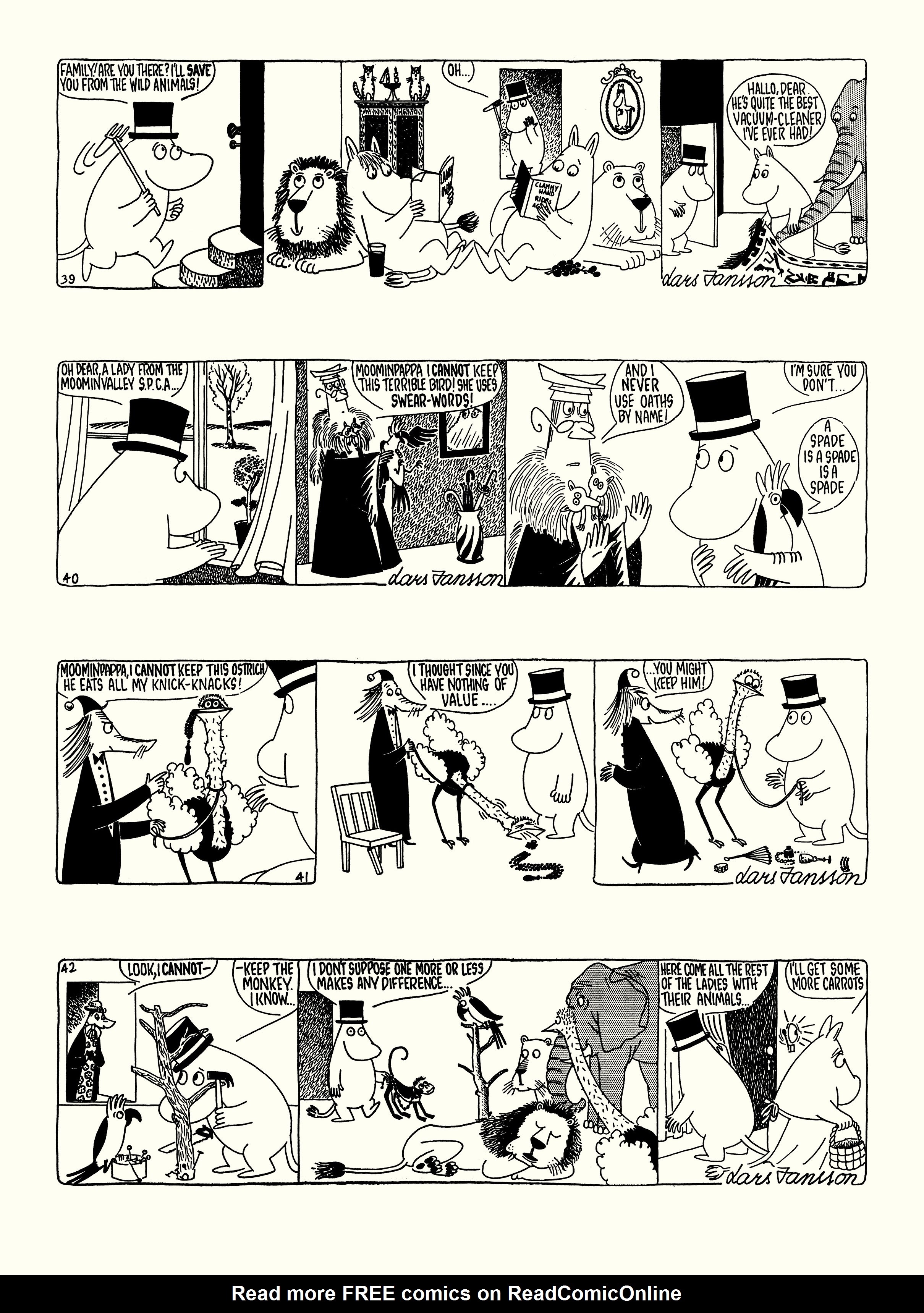 Read online Moomin: The Complete Lars Jansson Comic Strip comic -  Issue # TPB 6 - 78