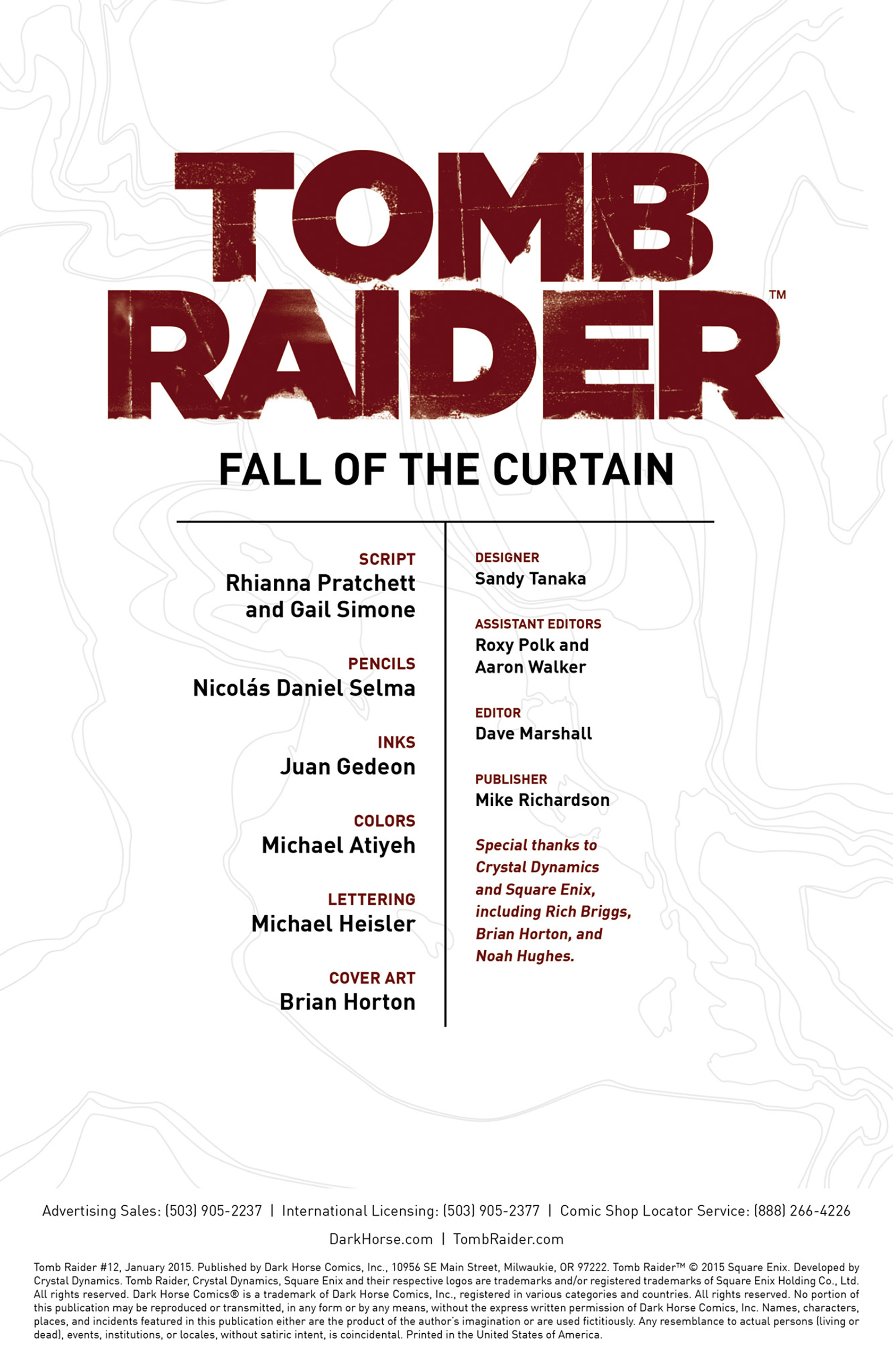 Read online Tomb Raider (2014) comic -  Issue #12 - 2