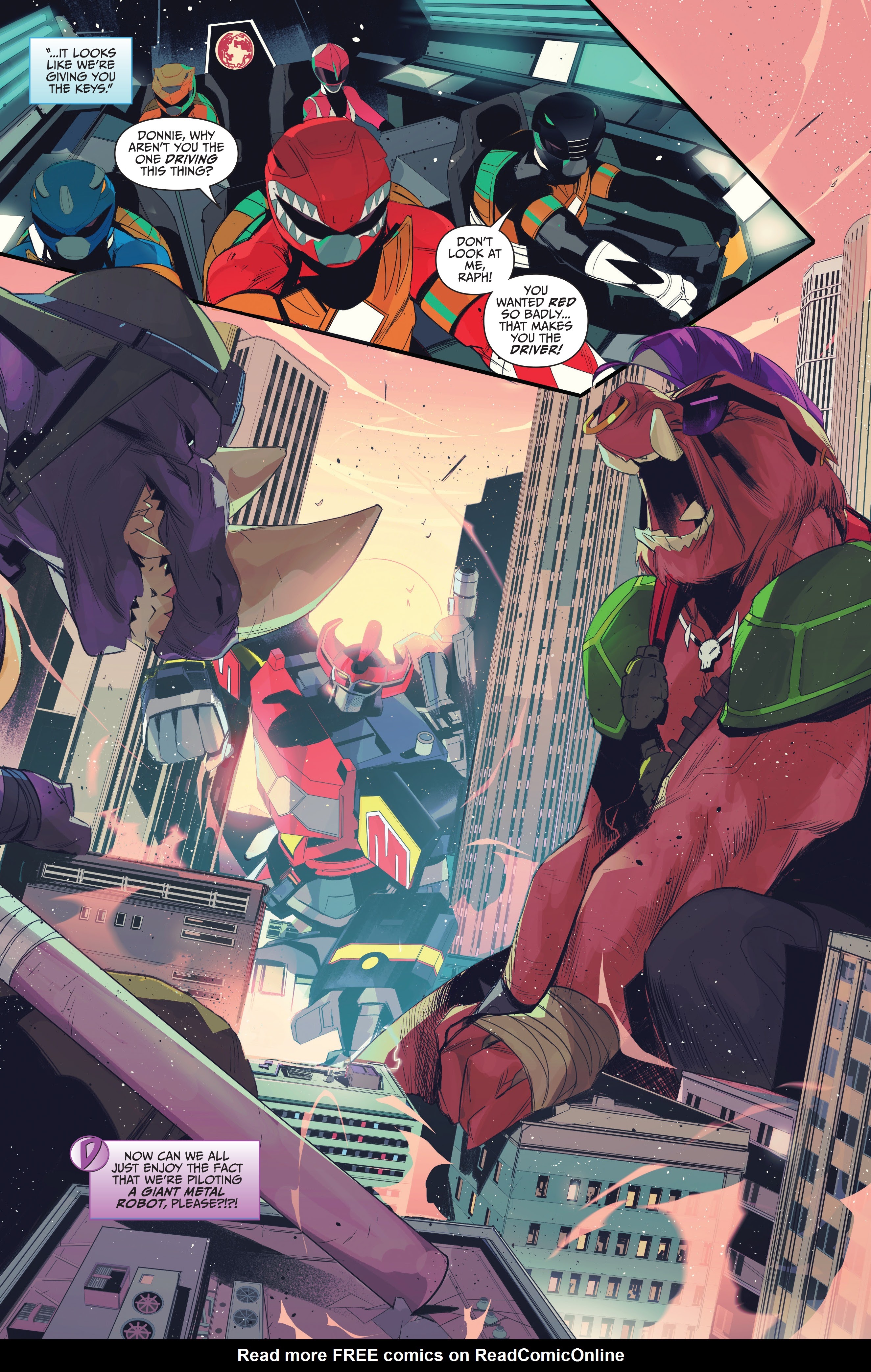Read online Mighty Morphin Power Rangers: Teenage Mutant Ninja Turtles comic -  Issue # _TPB - 99