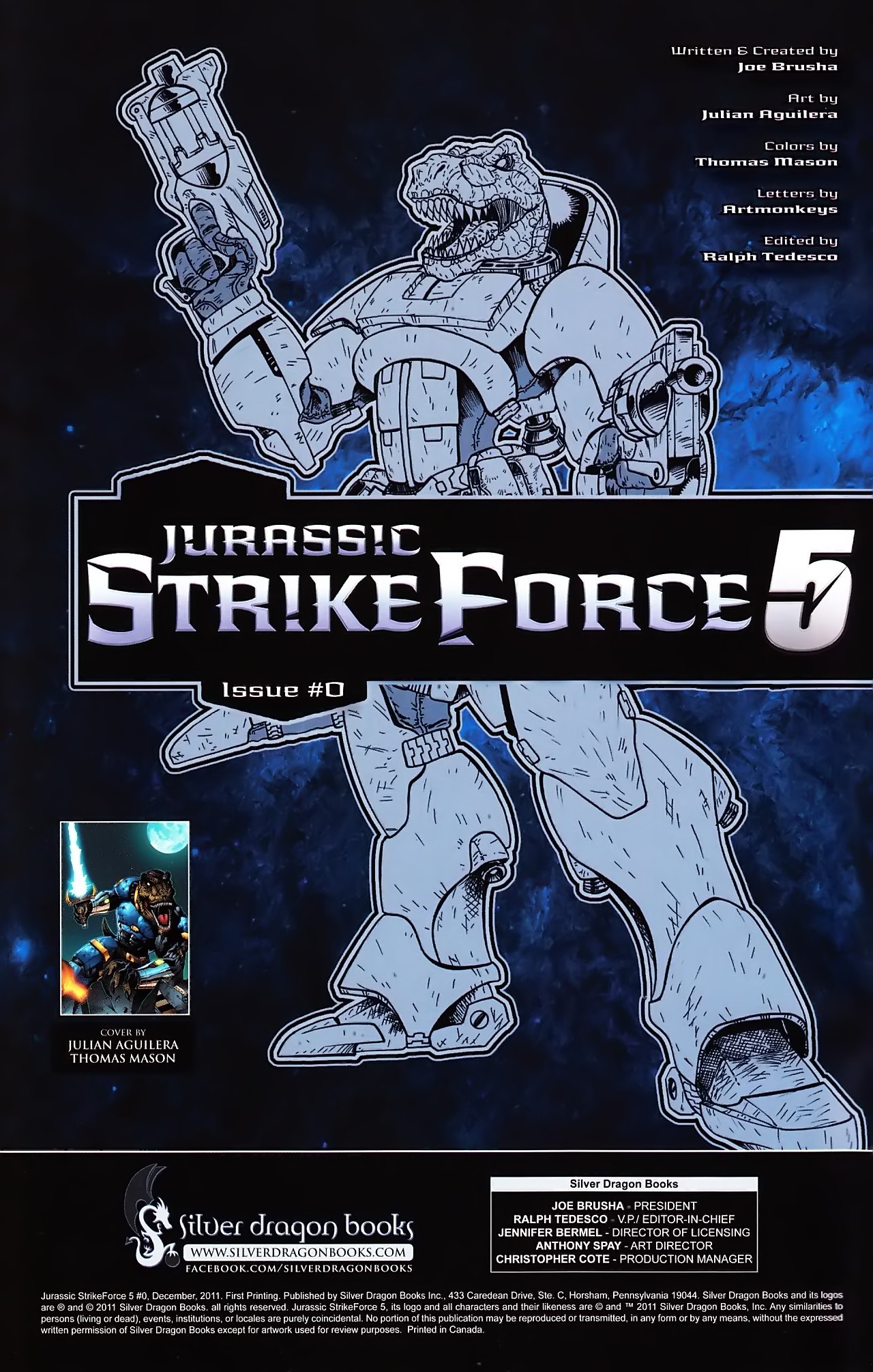 Read online Jurassic StrikeForce 5 comic -  Issue #0 - 2