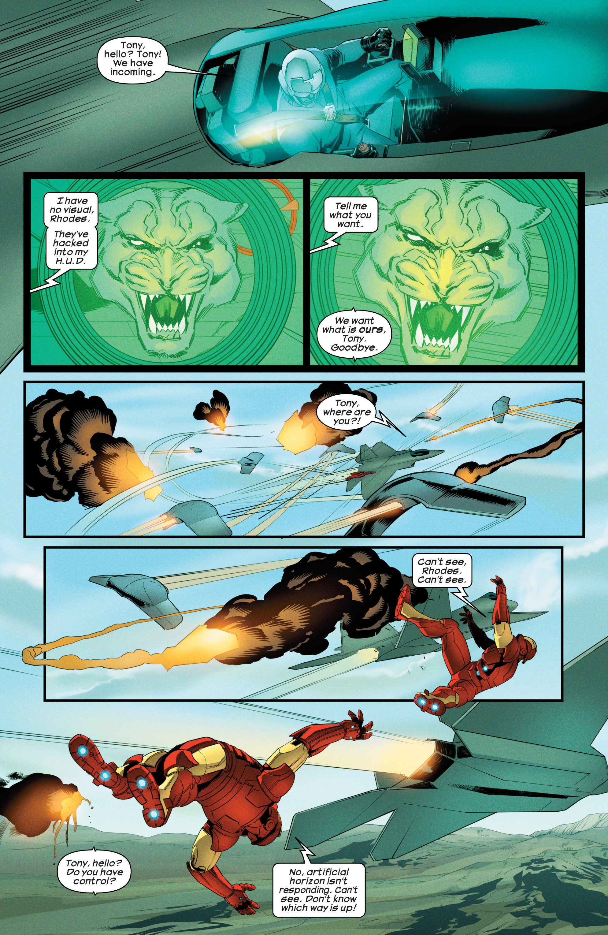 Read online Ultimate Comics Iron Man comic -  Issue #3 - 5