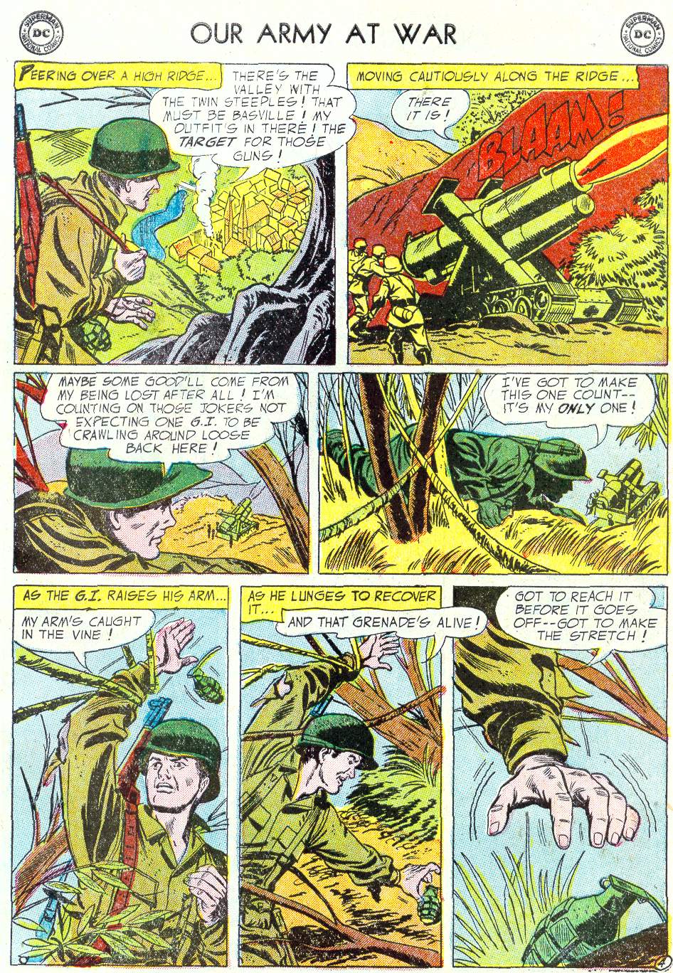 Read online Our Army at War (1952) comic -  Issue #34 - 32