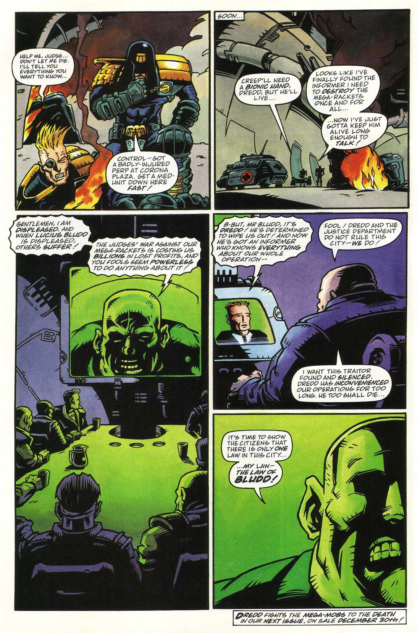 Read online Judge Dredd Lawman of the Future comic -  Issue #12 - 32