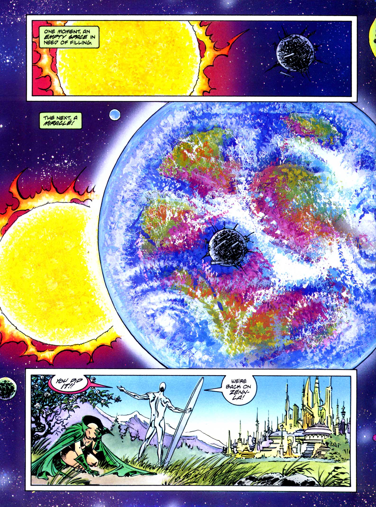 Read online Marvel Graphic Novel comic -  Issue #71 - Silver Surfer - Homecoming - 52