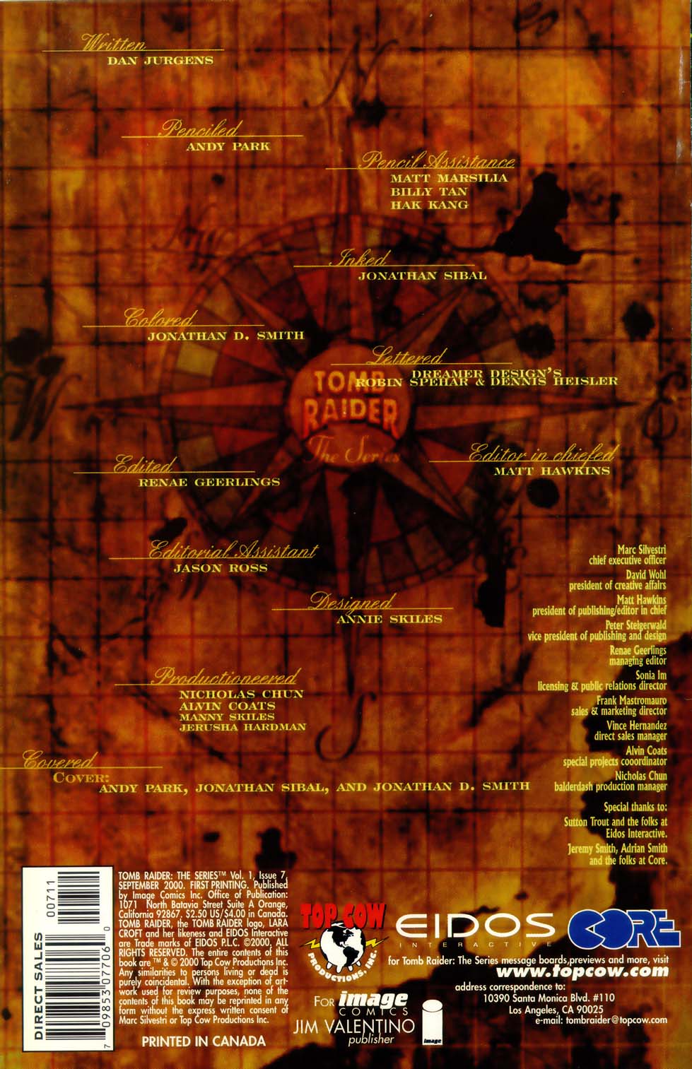Read online Tomb Raider: The Series comic -  Issue #7 - 2