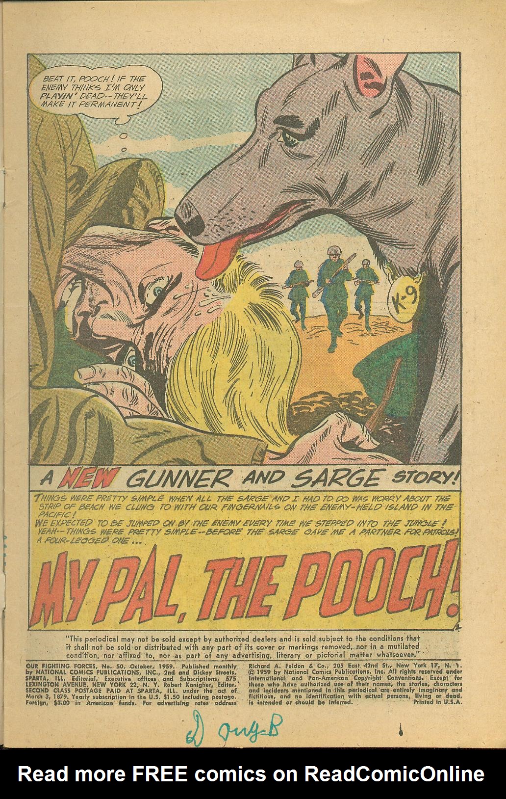 Read online Our Fighting Forces comic -  Issue #50 - 3