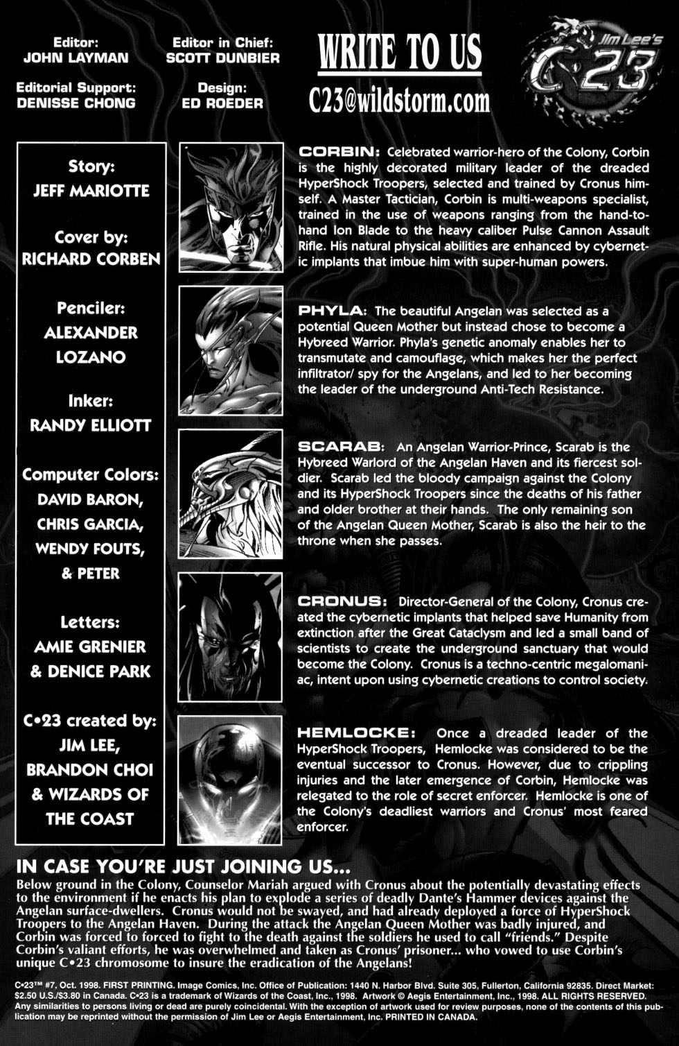 Read online C-23 comic -  Issue #7 - 2