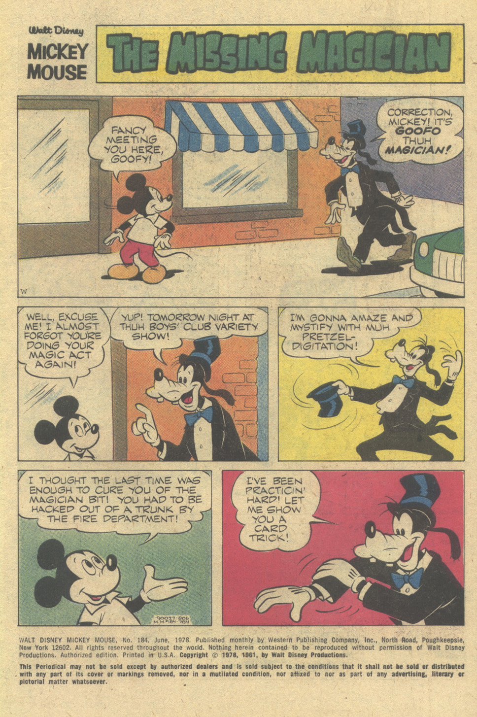 Walt Disney's Mickey Mouse issue 184 - Page 3