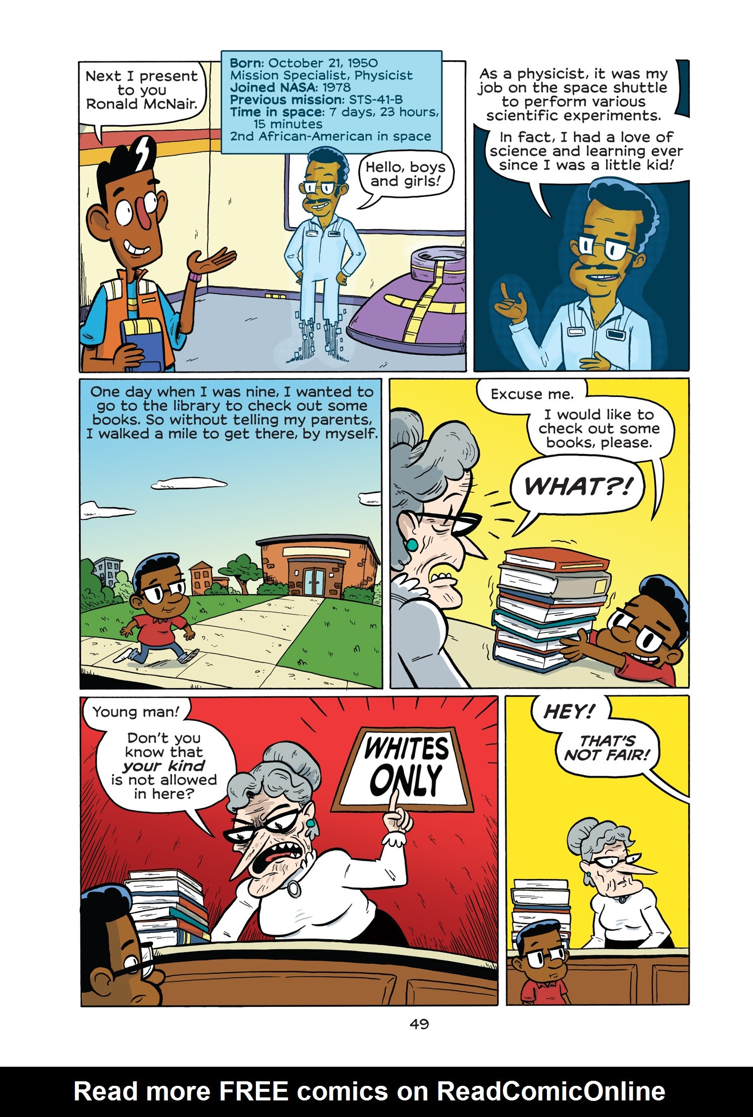 Read online History Comics comic -  Issue # The Challenger Disaster: Tragedy in the Skies - 55