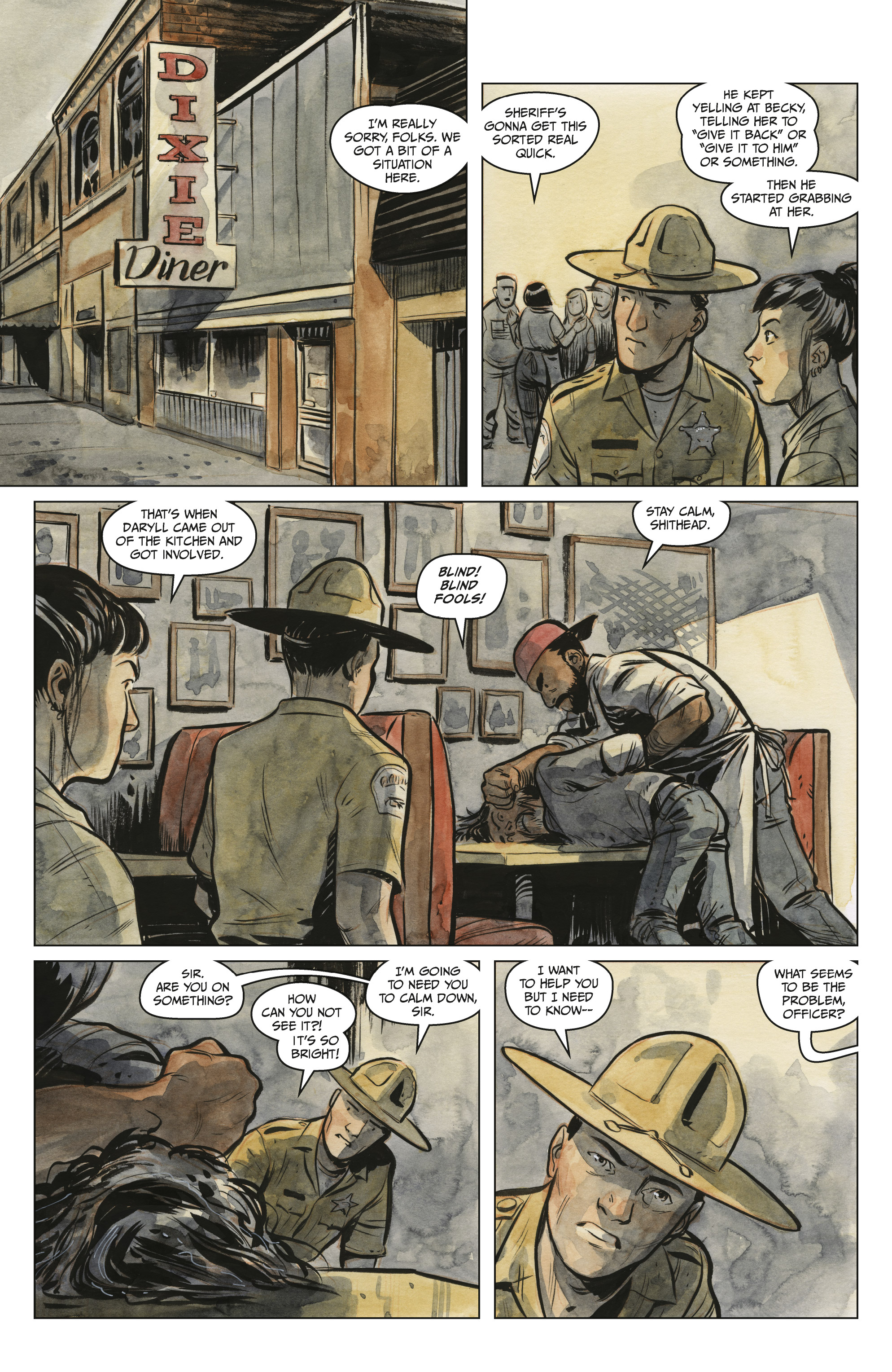 Read online Manor Black comic -  Issue #2 - 20
