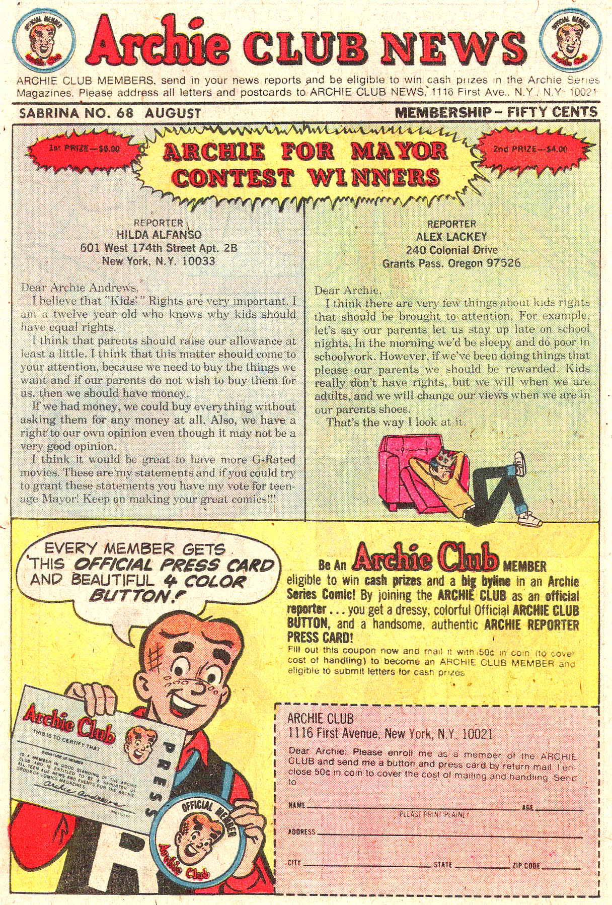 Read online Sabrina The Teenage Witch (1971) comic -  Issue #68 - 18