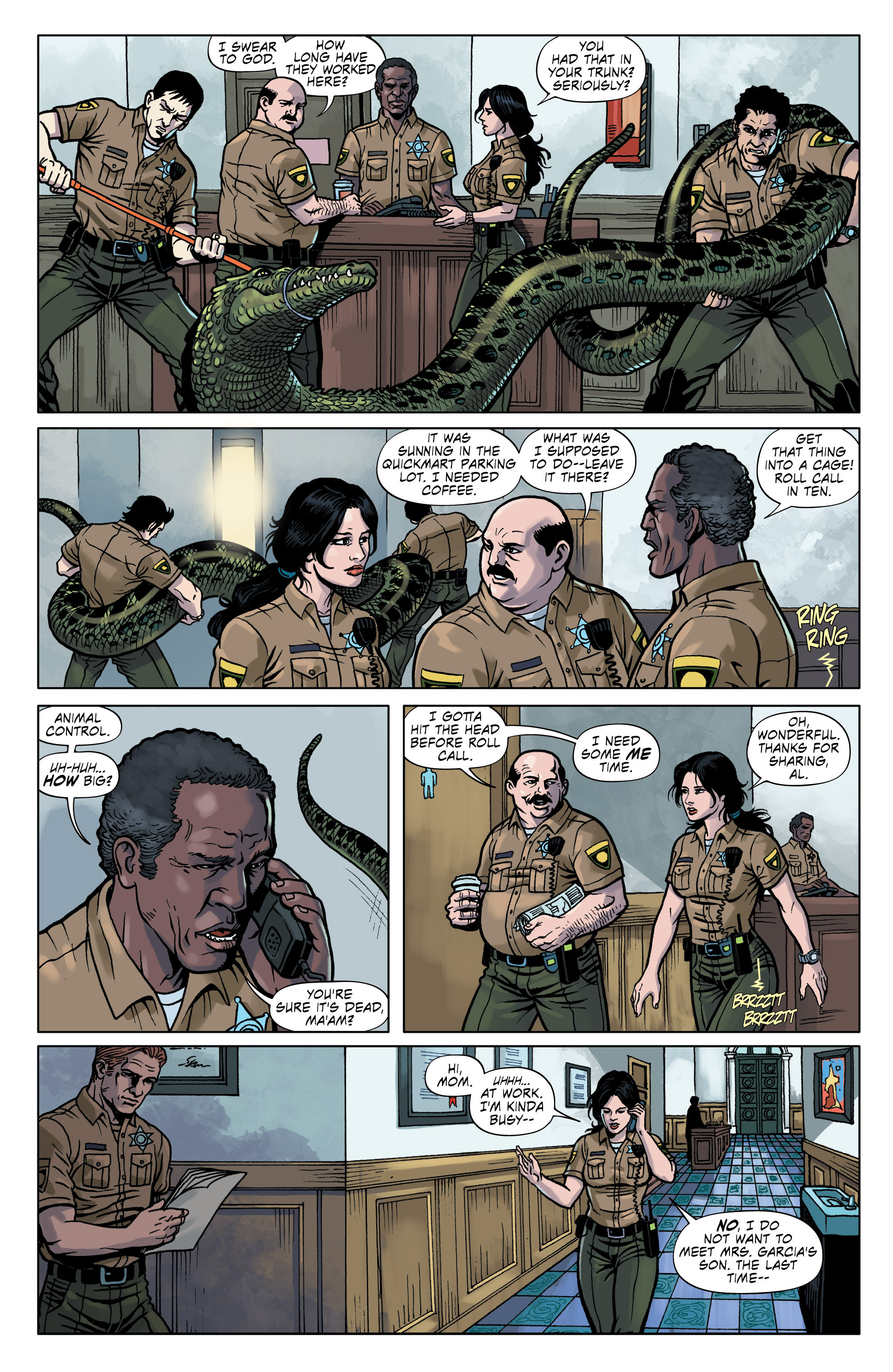 Read online Creature Cops: Special Varmint Unit comic -  Issue #1 - 8