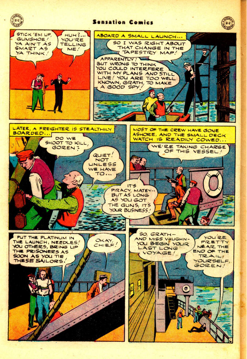 Read online Sensation (Mystery) Comics comic -  Issue #93 - 44