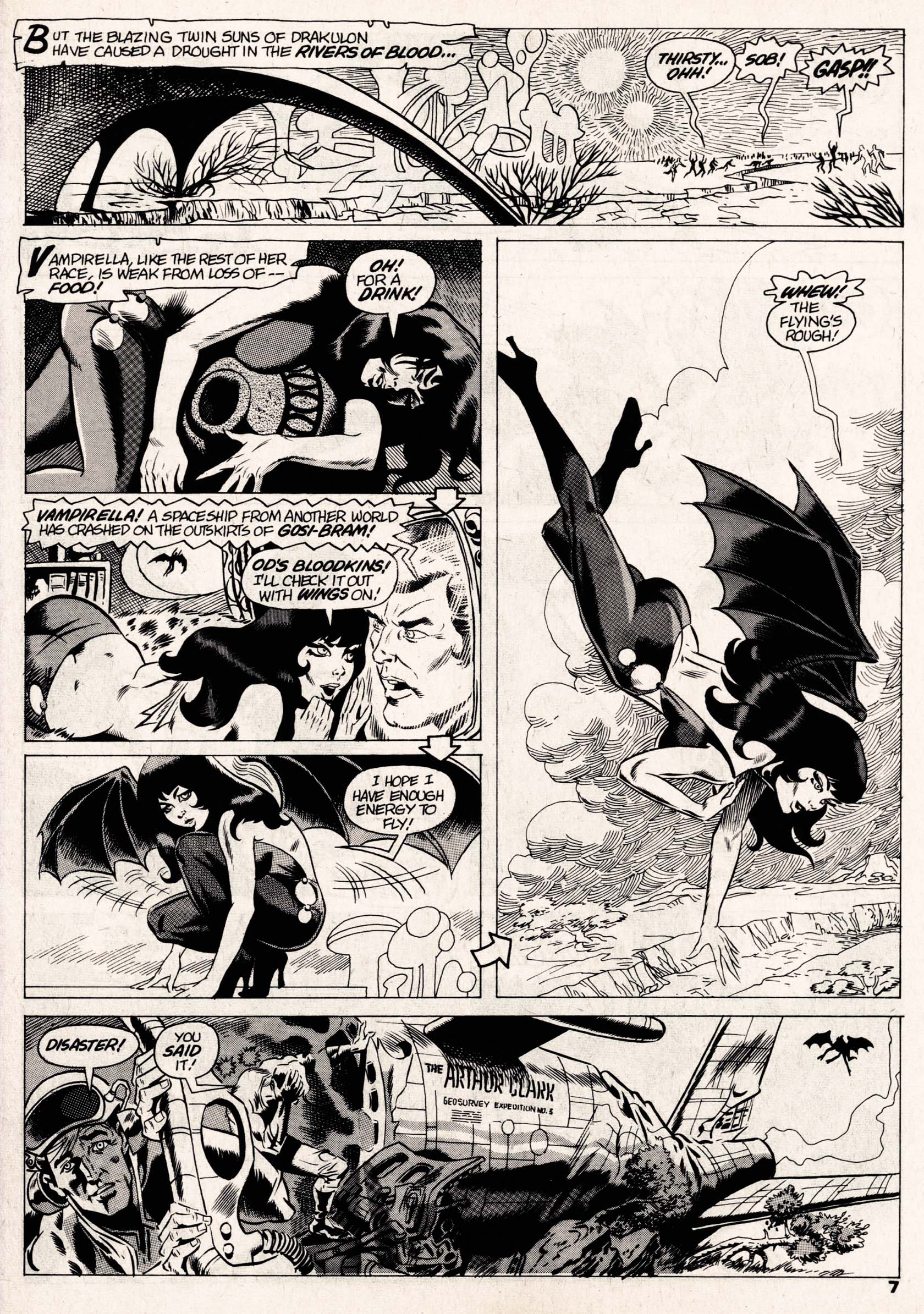 Read online Vampirella (1969) comic -  Issue #1 - 7