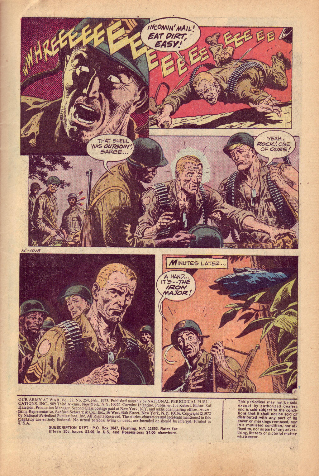 Read online Our Army at War (1952) comic -  Issue #254 - 3