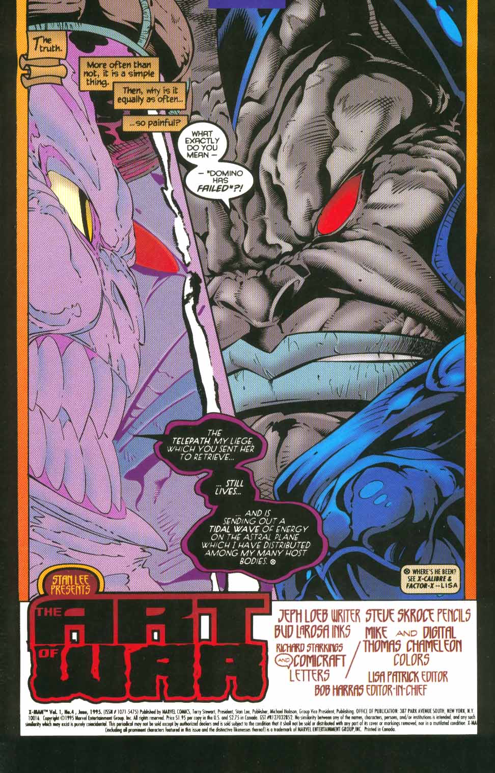 Read online X-Man comic -  Issue #4 - 2