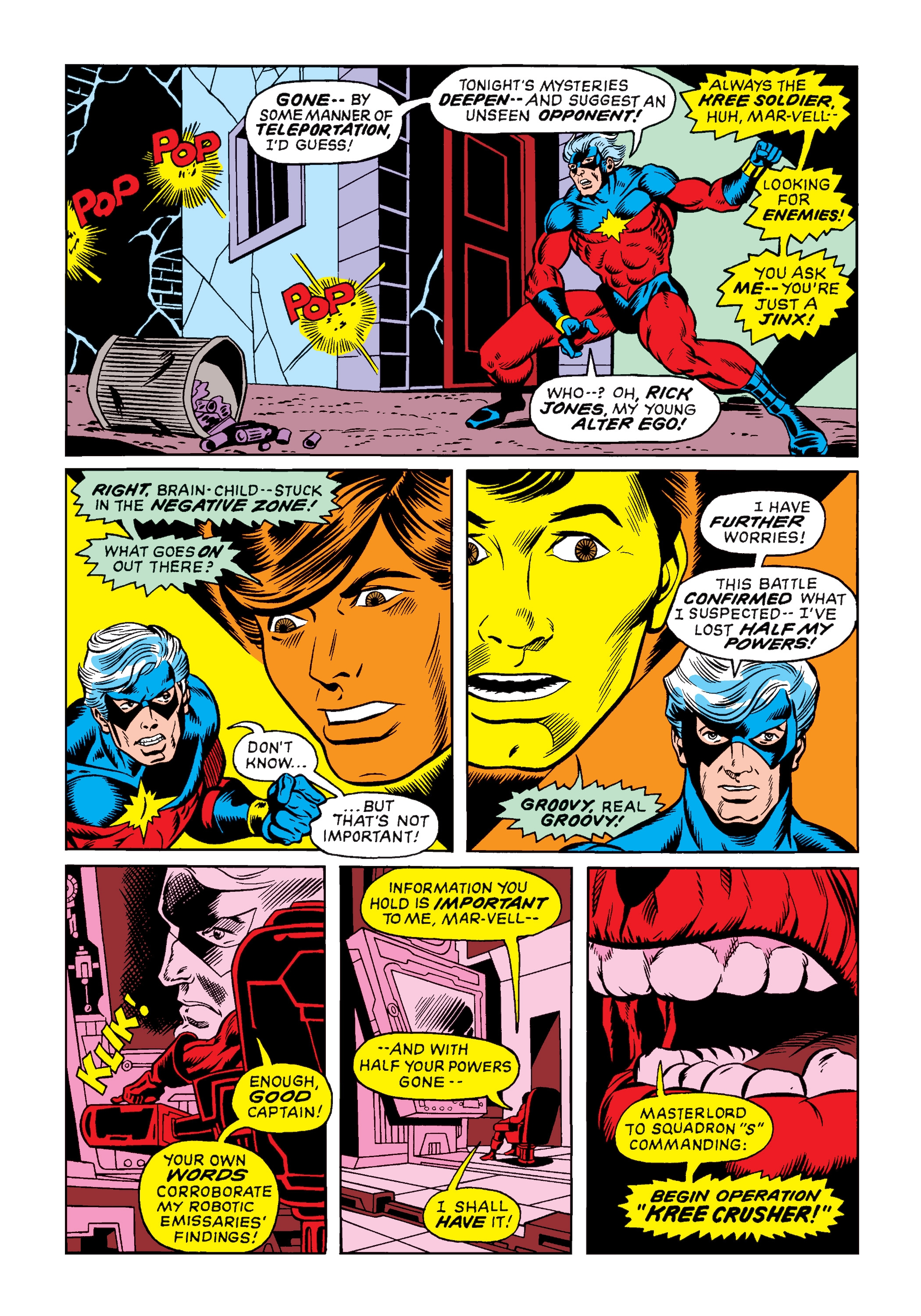 Read online Marvel Masterworks: Captain Marvel comic -  Issue # TPB 3 (Part 1) - 93