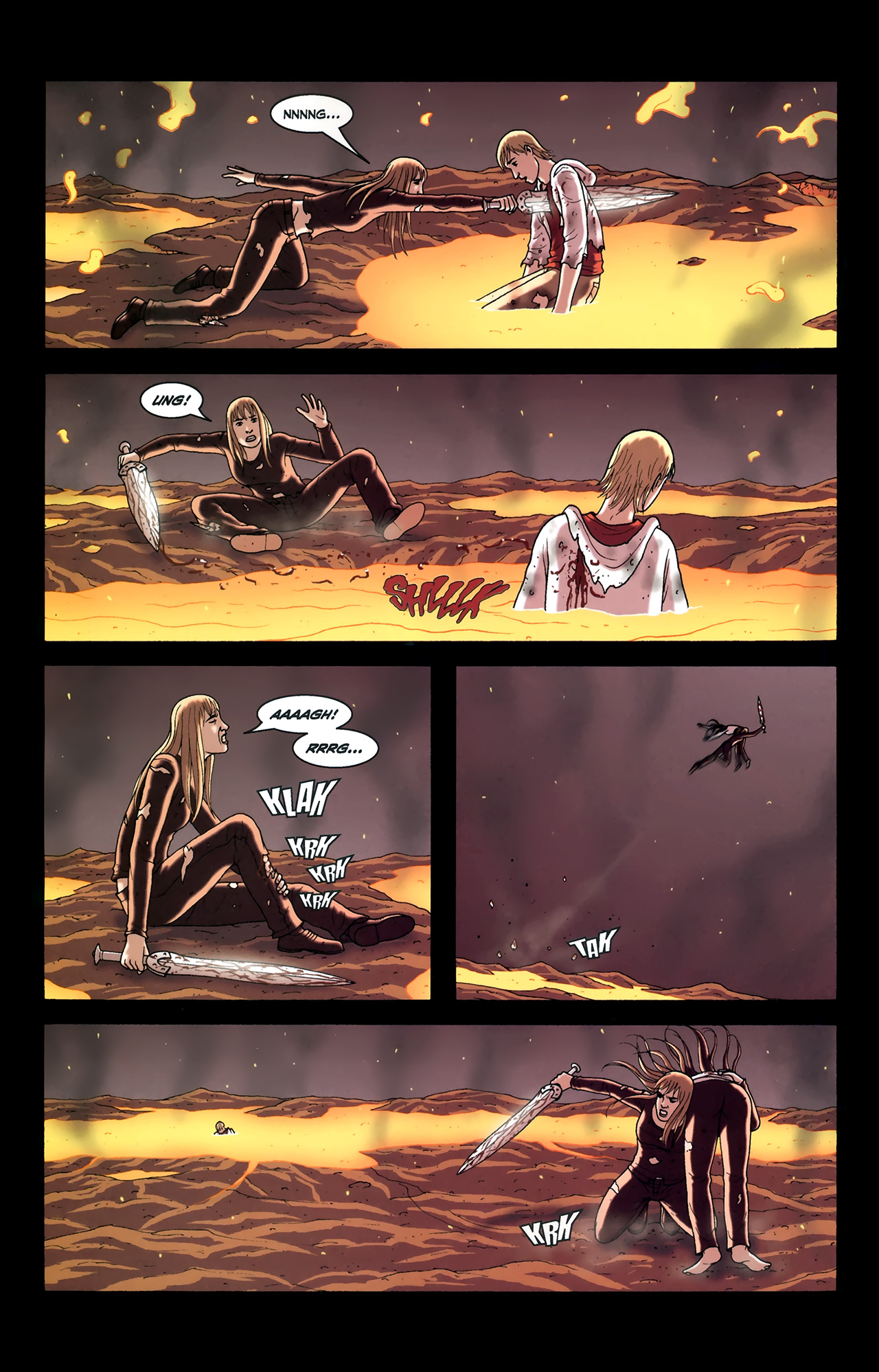 Read online The Sword comic -  Issue #24 - 22