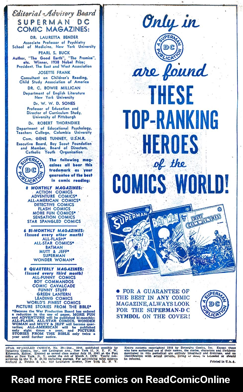 Read online Star Spangled Comics comic -  Issue #39 - 2