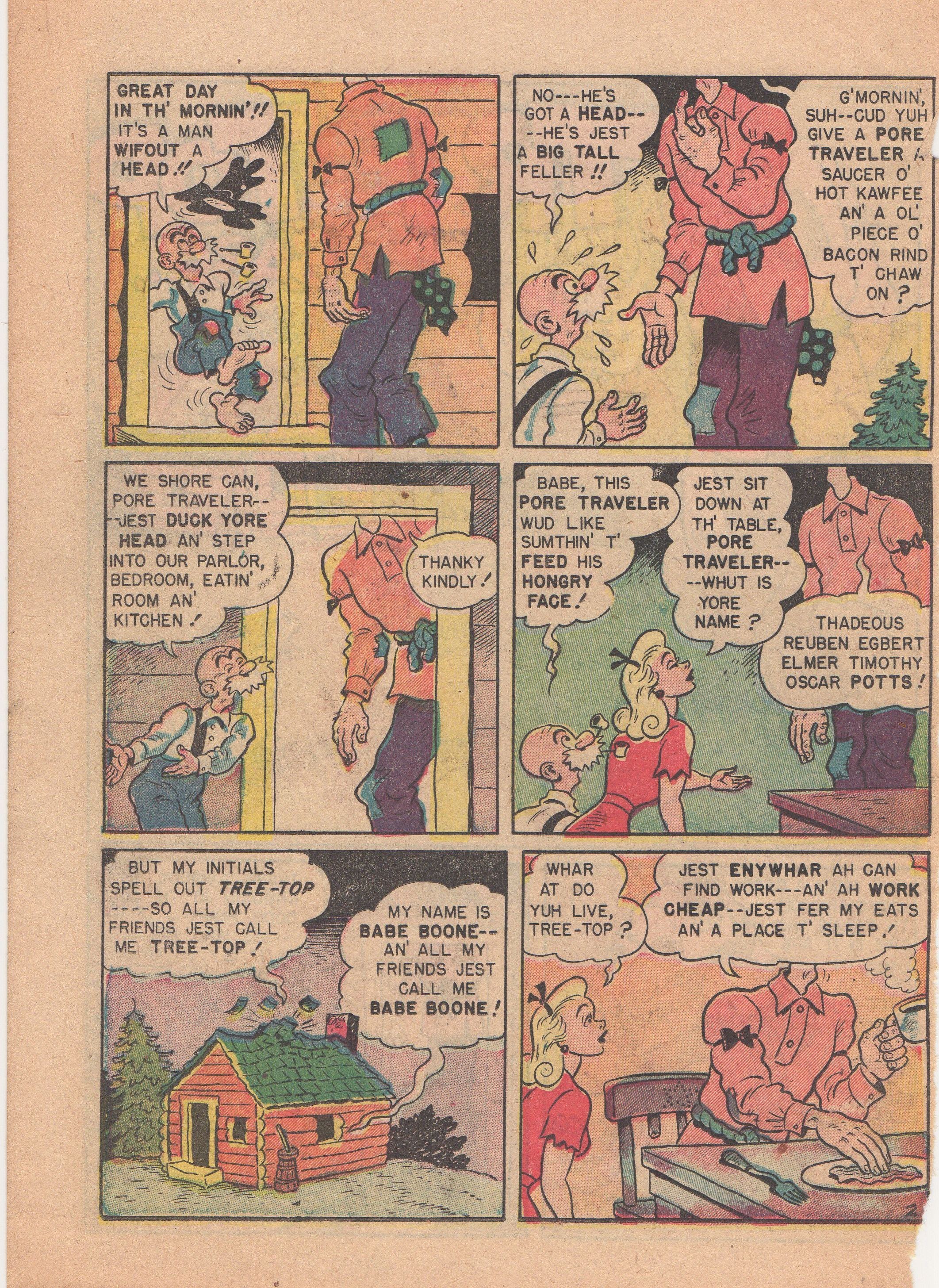 Read online Babe (1948) comic -  Issue #5 - 38