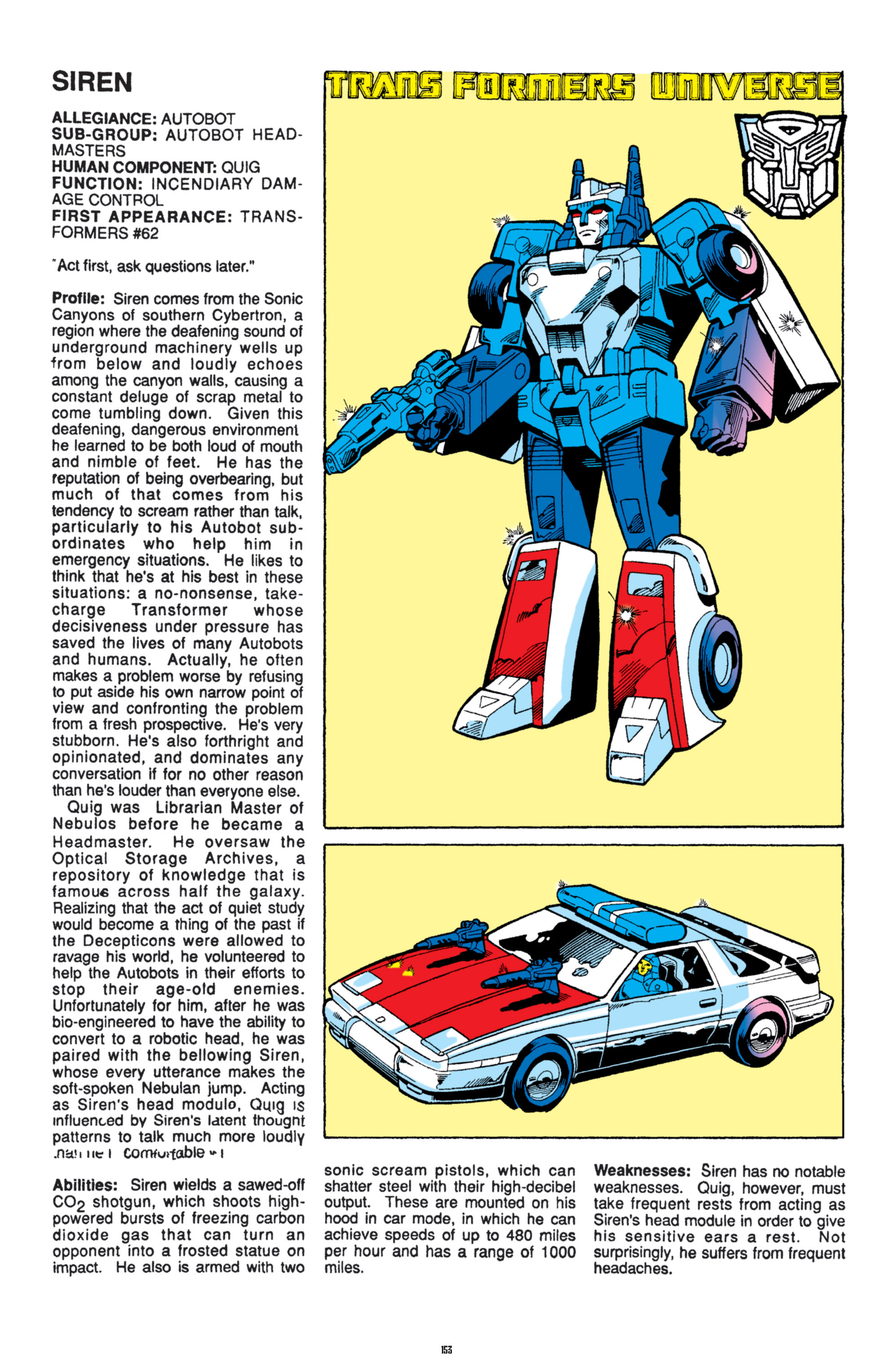 Read online The Transformers Classics comic -  Issue # TPB 8 - 151