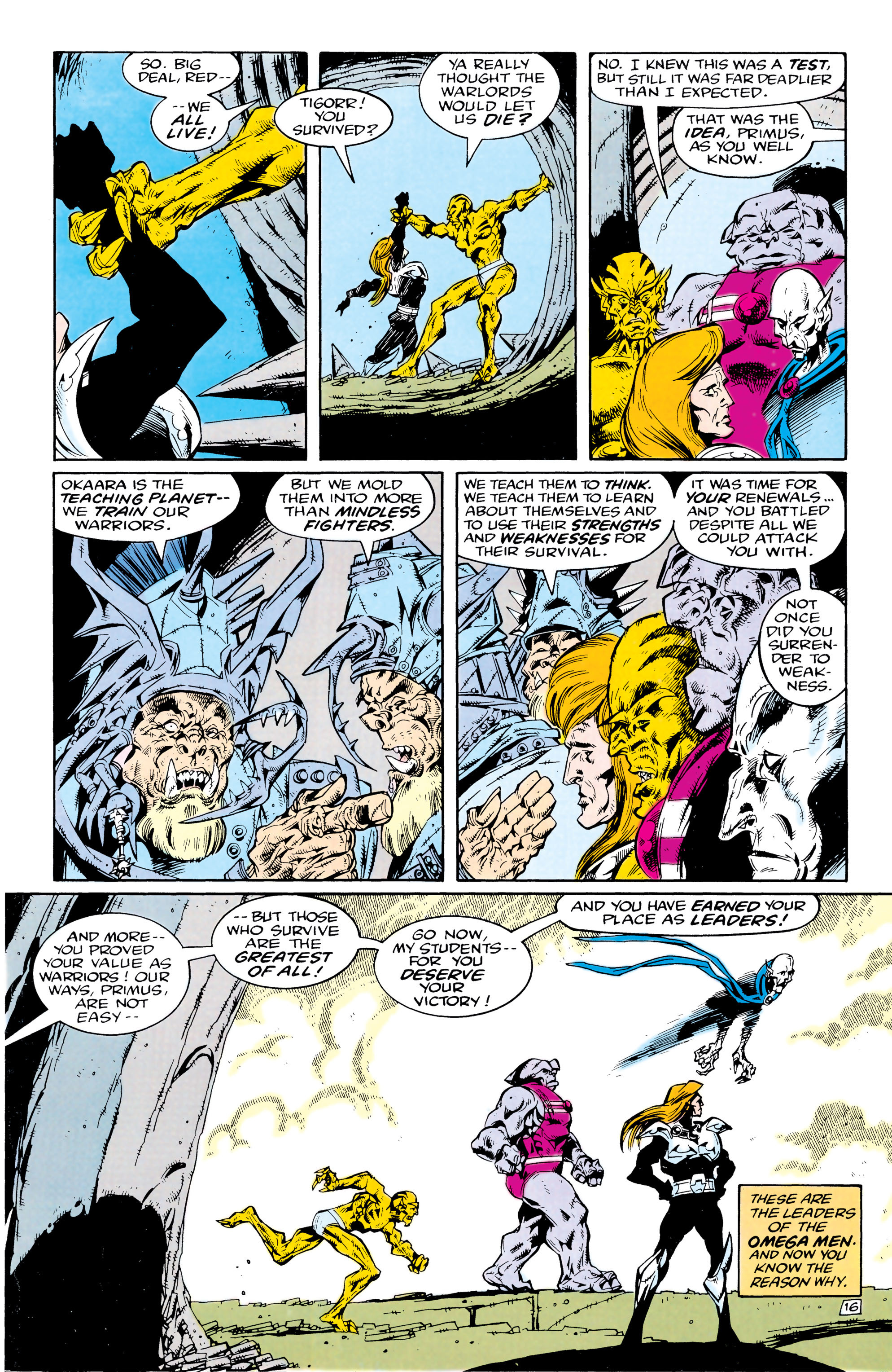 Read online The Omega Men (1983) comic -  Issue #24 - 17