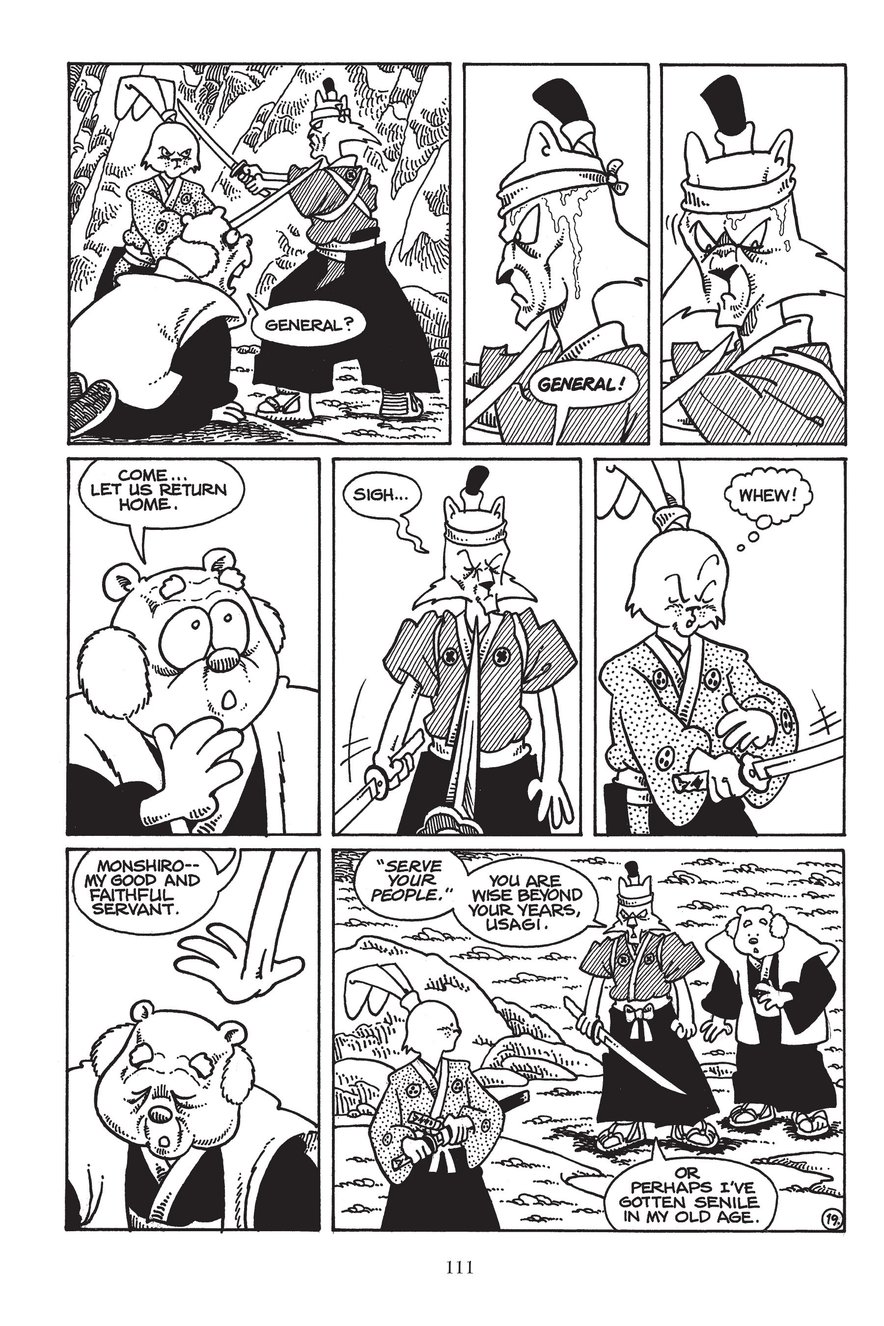 Read online Usagi Yojimbo (1987) comic -  Issue # _TPB 5 - 109