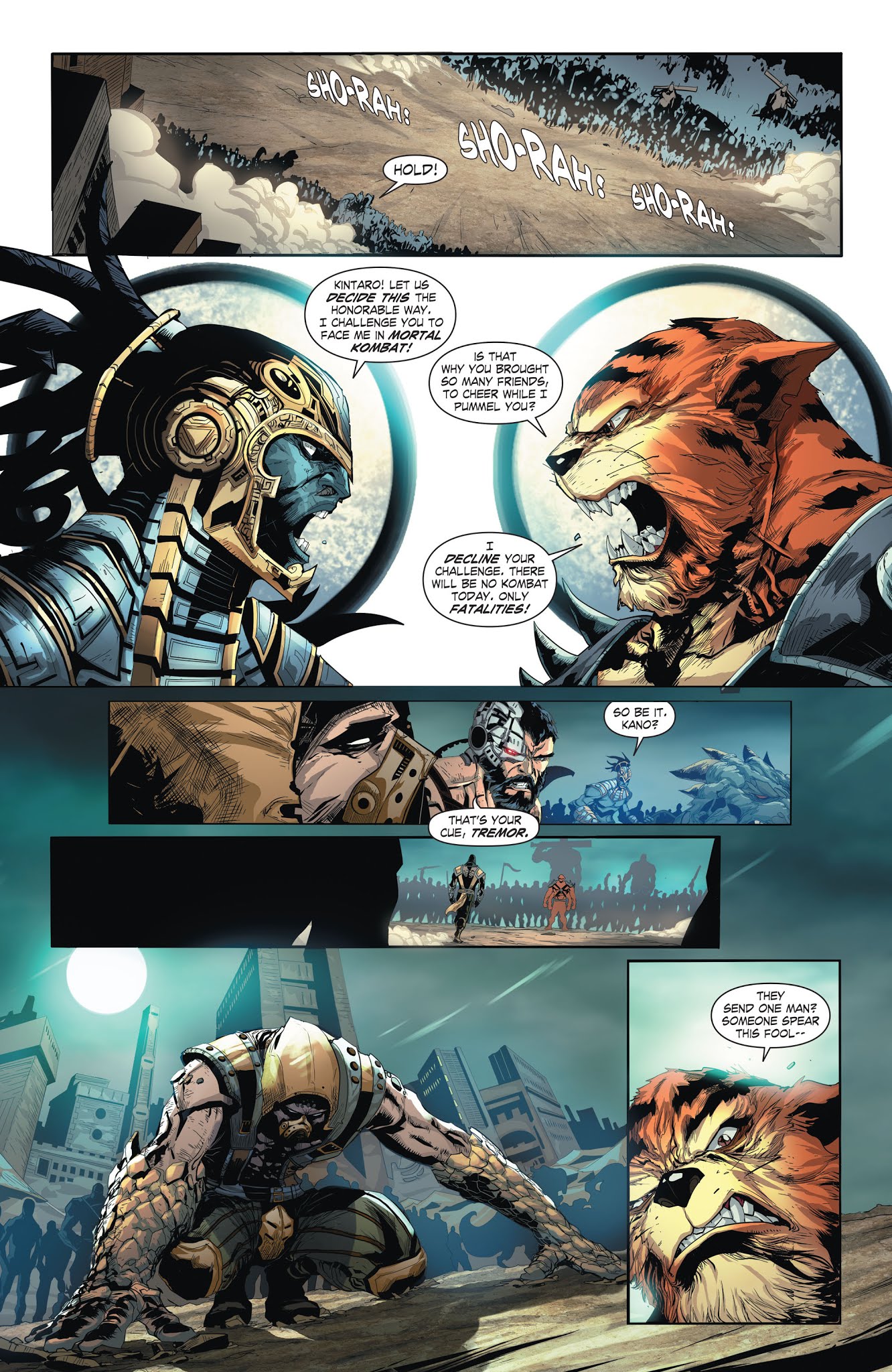 Read online Mortal Kombat X [I] comic -  Issue # _TPB 2 - 84
