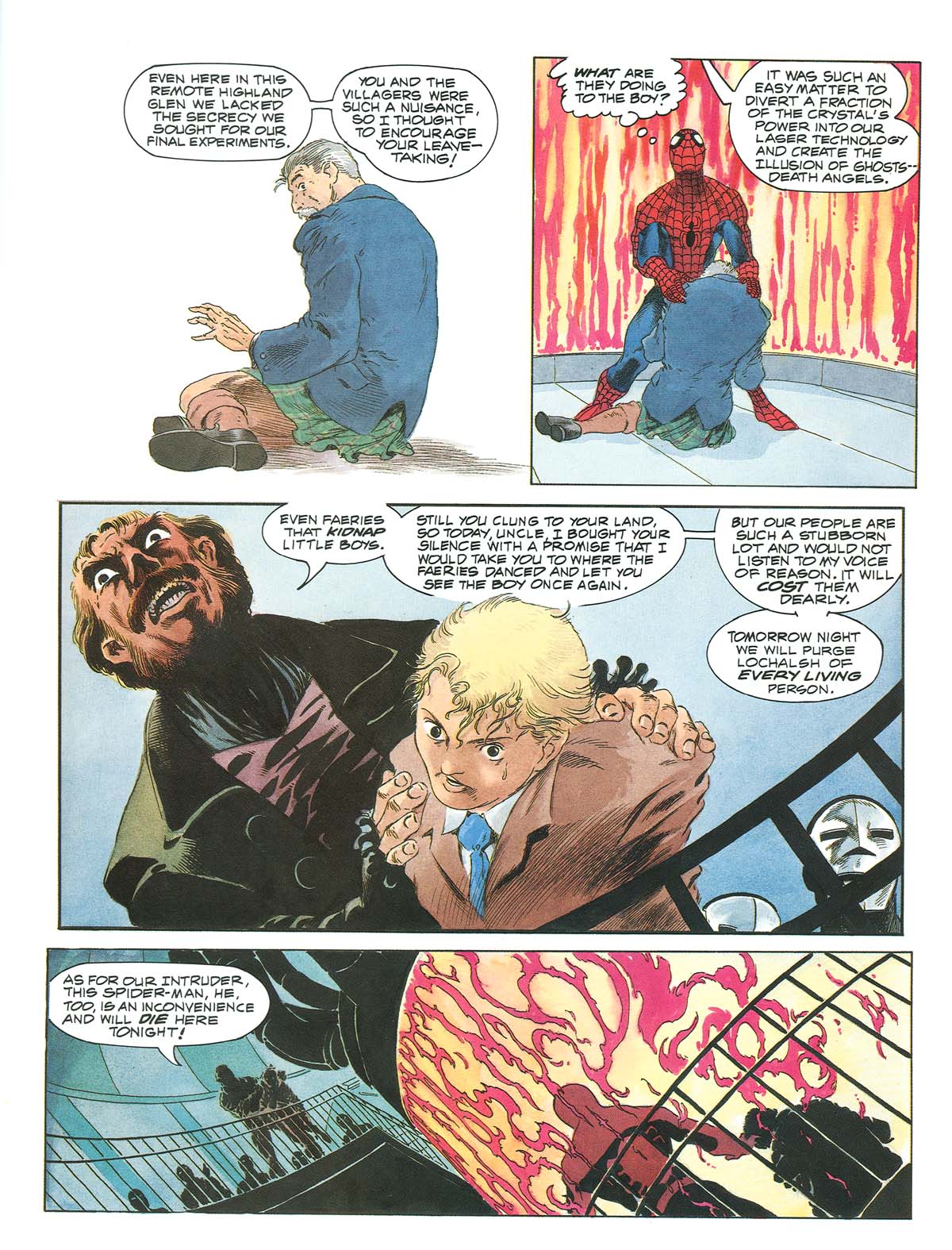 Read online Marvel Graphic Novel comic -  Issue #63 - Spider-Man - Spirits of the Earth - 58