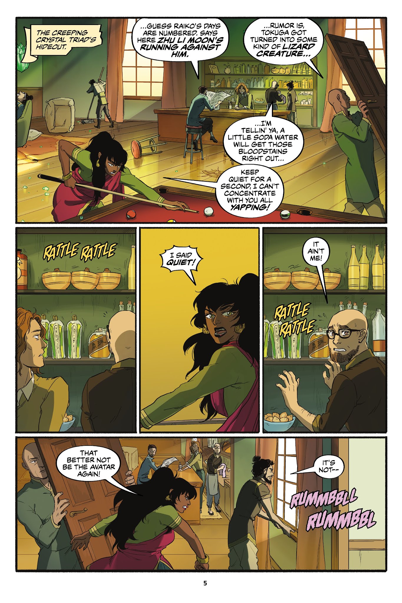 Read online Nickelodeon The Legend of Korra – Turf Wars comic -  Issue #3 - 6