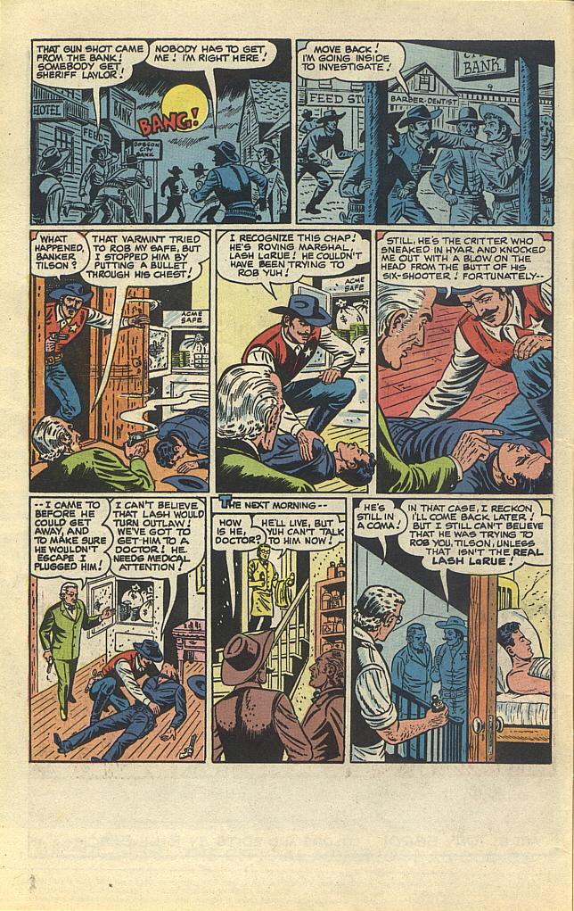 Read online Lash LaRue Western comic -  Issue #1 - 4