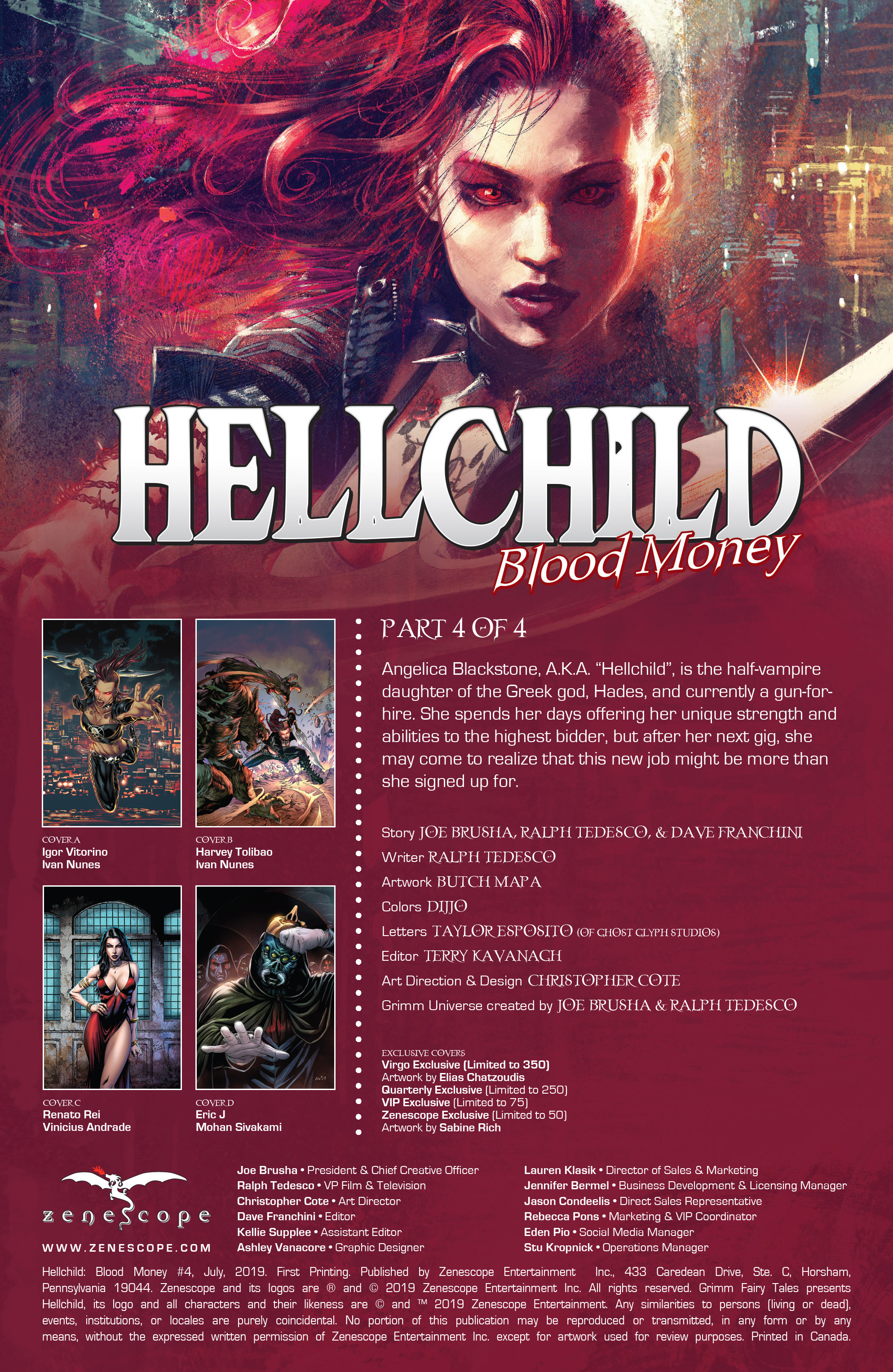 Read online Hellchild: Blood Money comic -  Issue #4 - 2