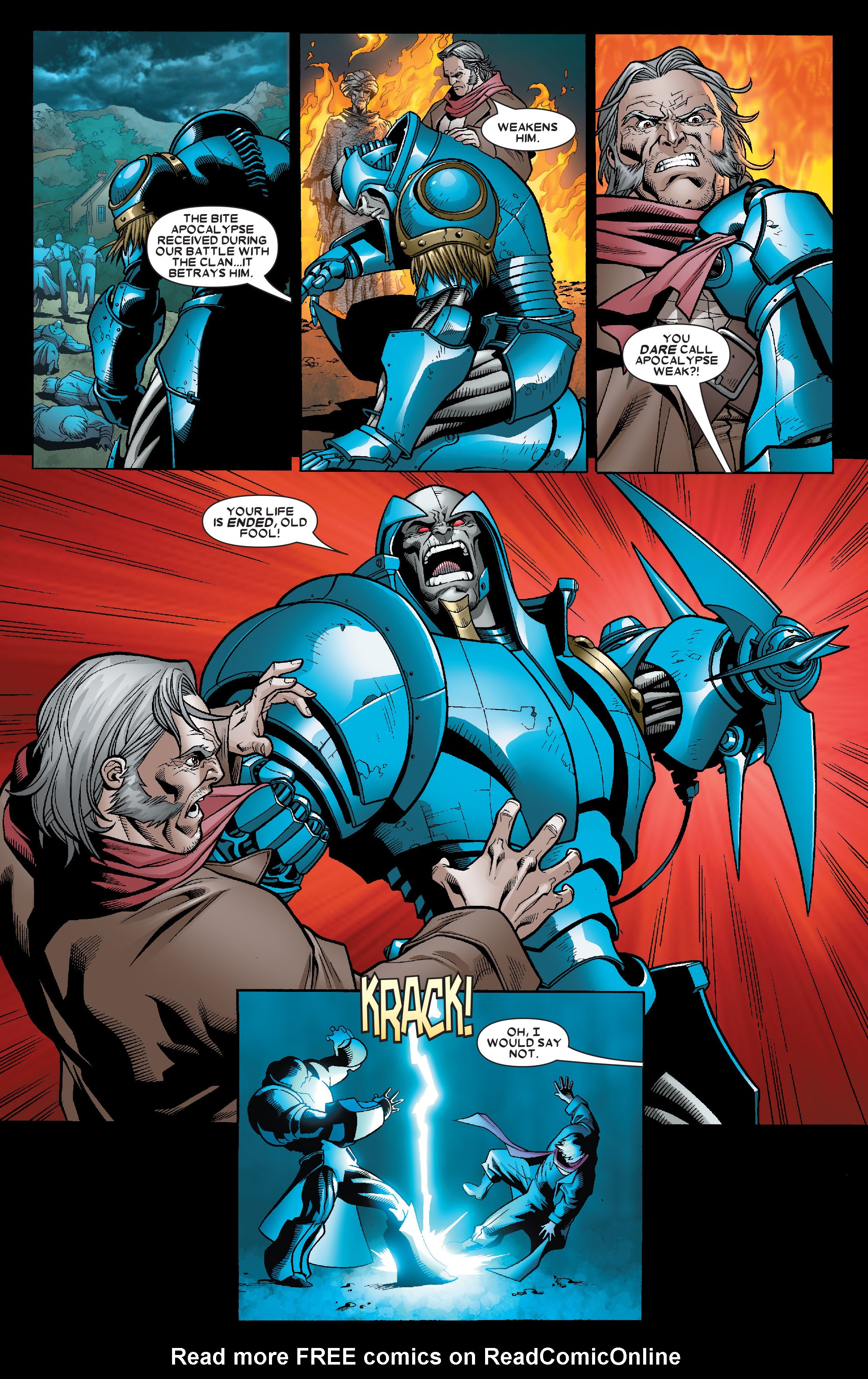 Read online X-Men: Apocalypse/Dracula comic -  Issue #4 - 9