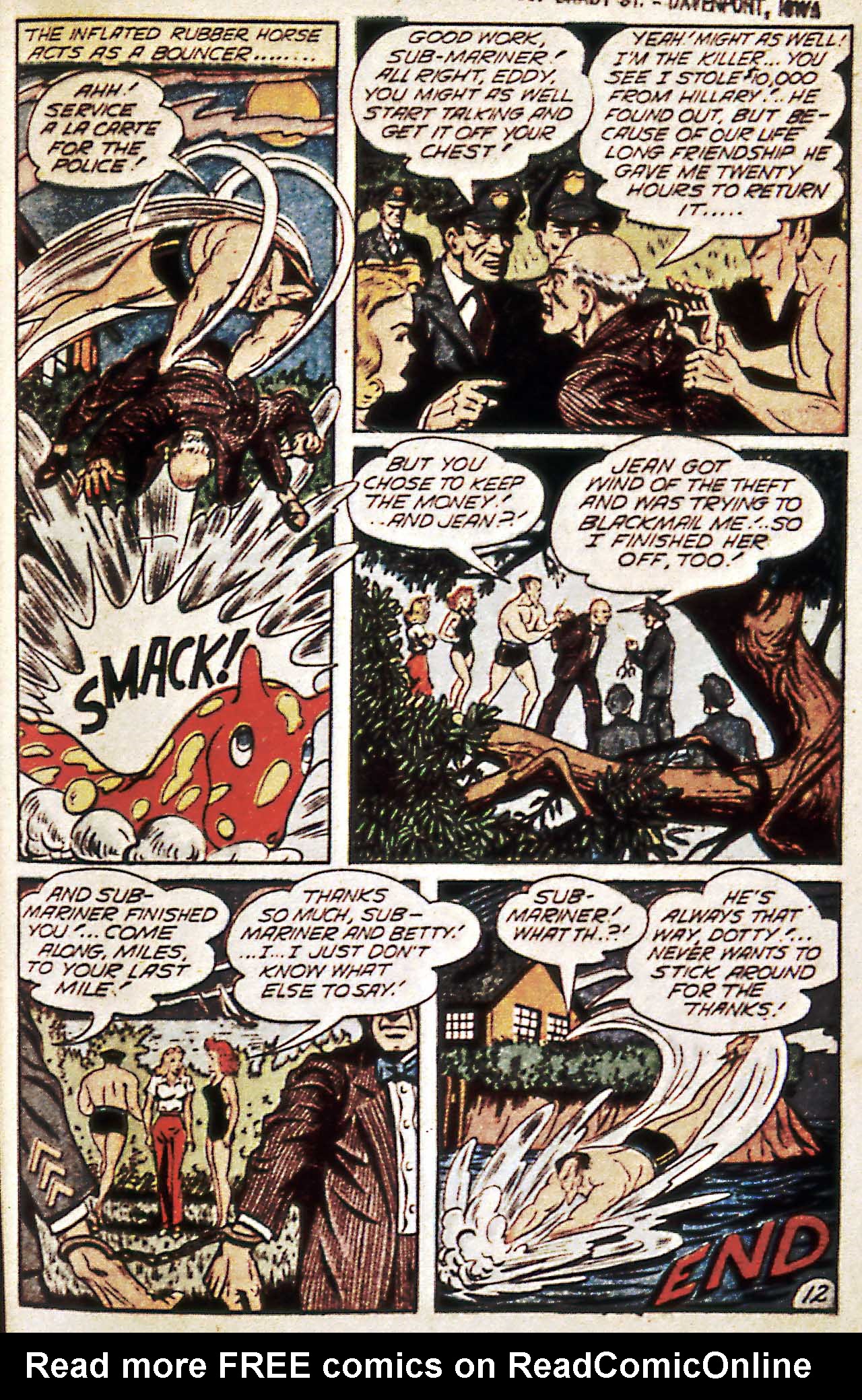 Read online The Human Torch (1940) comic -  Issue #20 - 34
