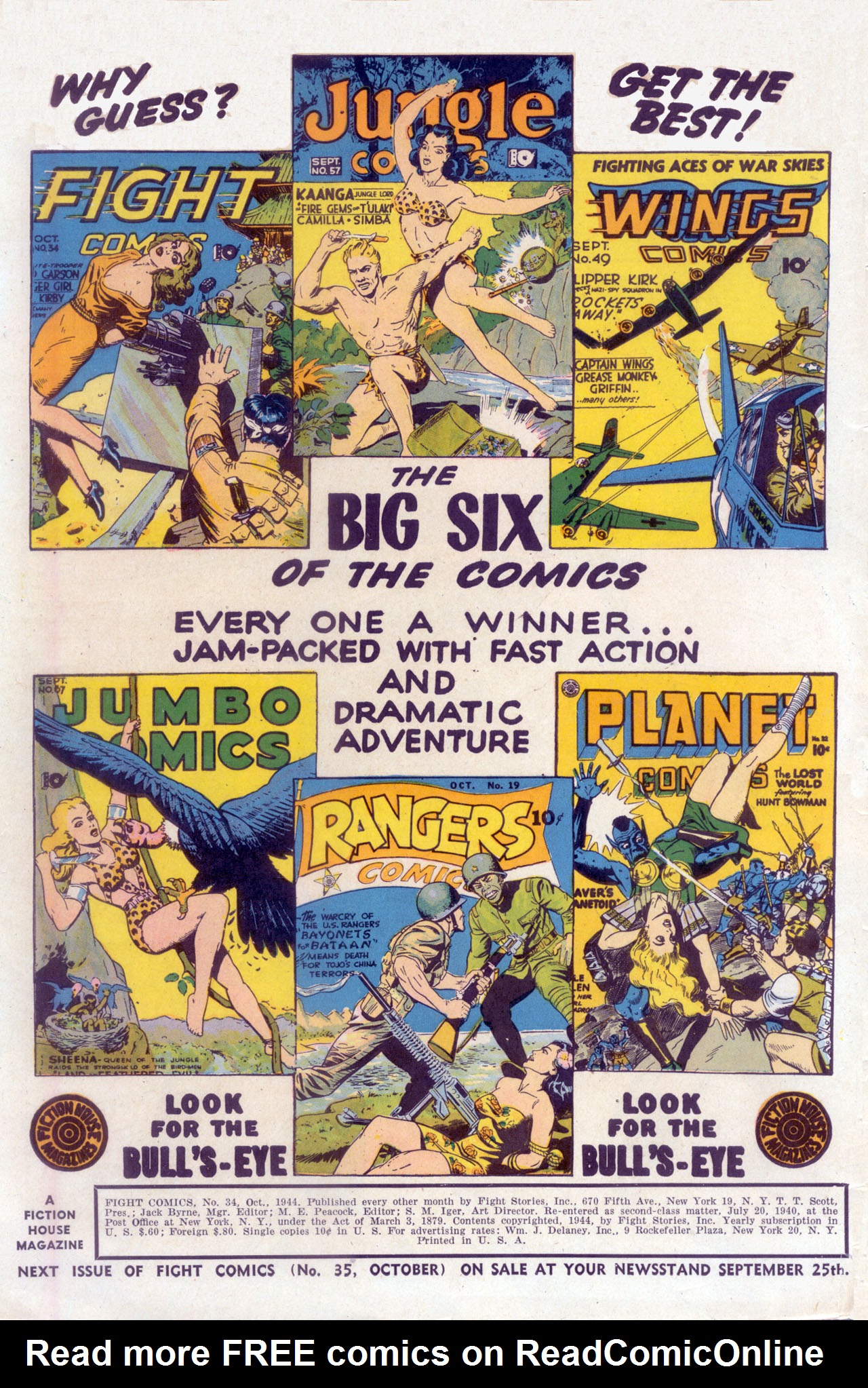 Read online Fight Comics comic -  Issue #34 - 2