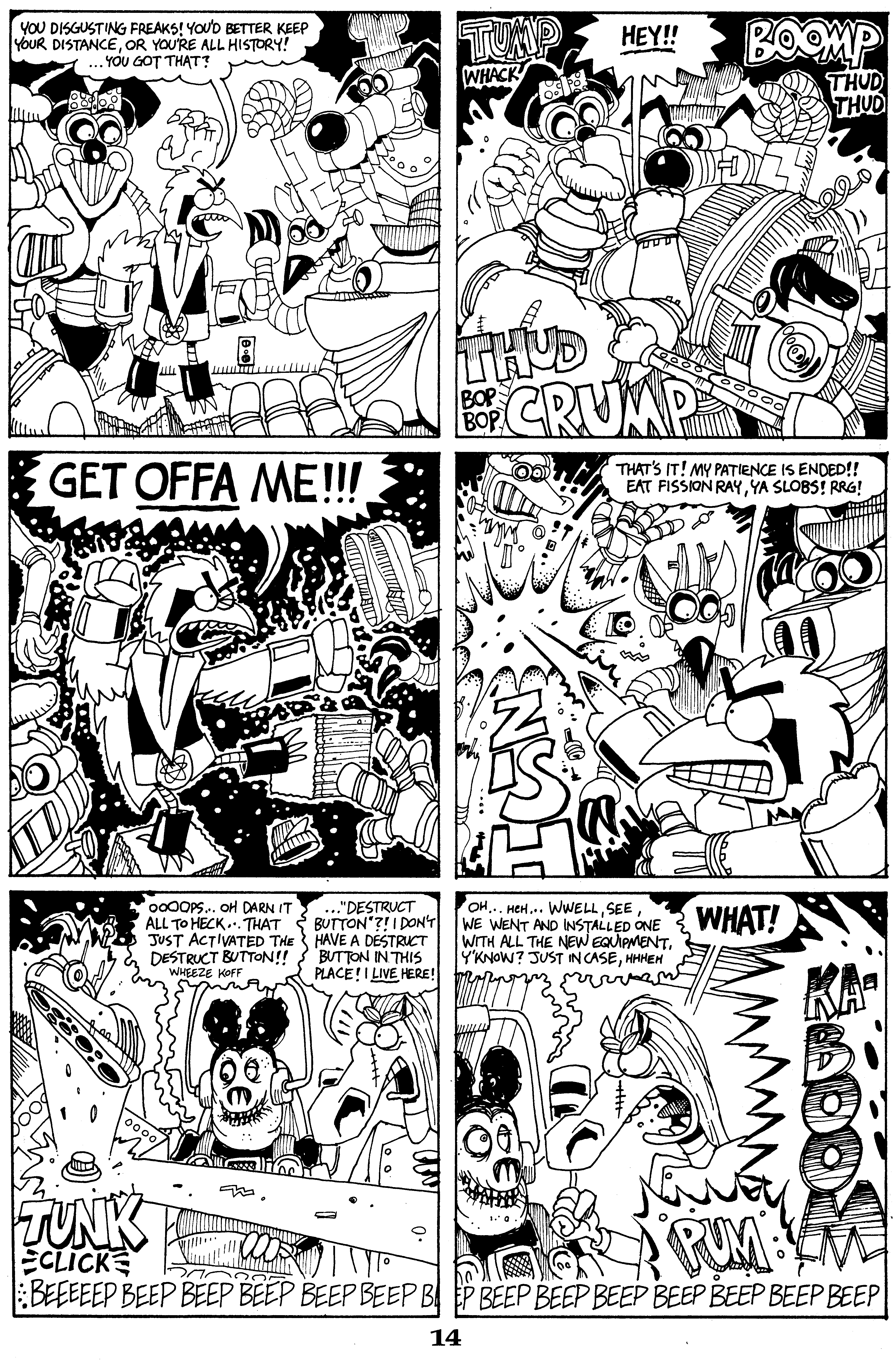 Read online Critters comic -  Issue #30 - 16