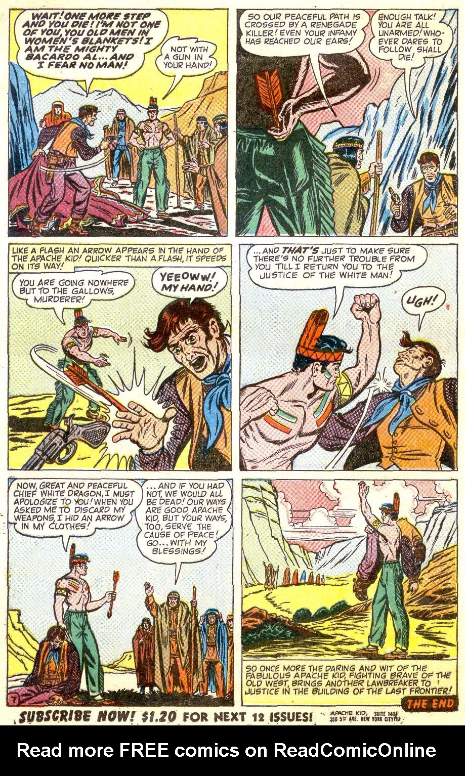 Read online Apache Kid comic -  Issue #8 - 16