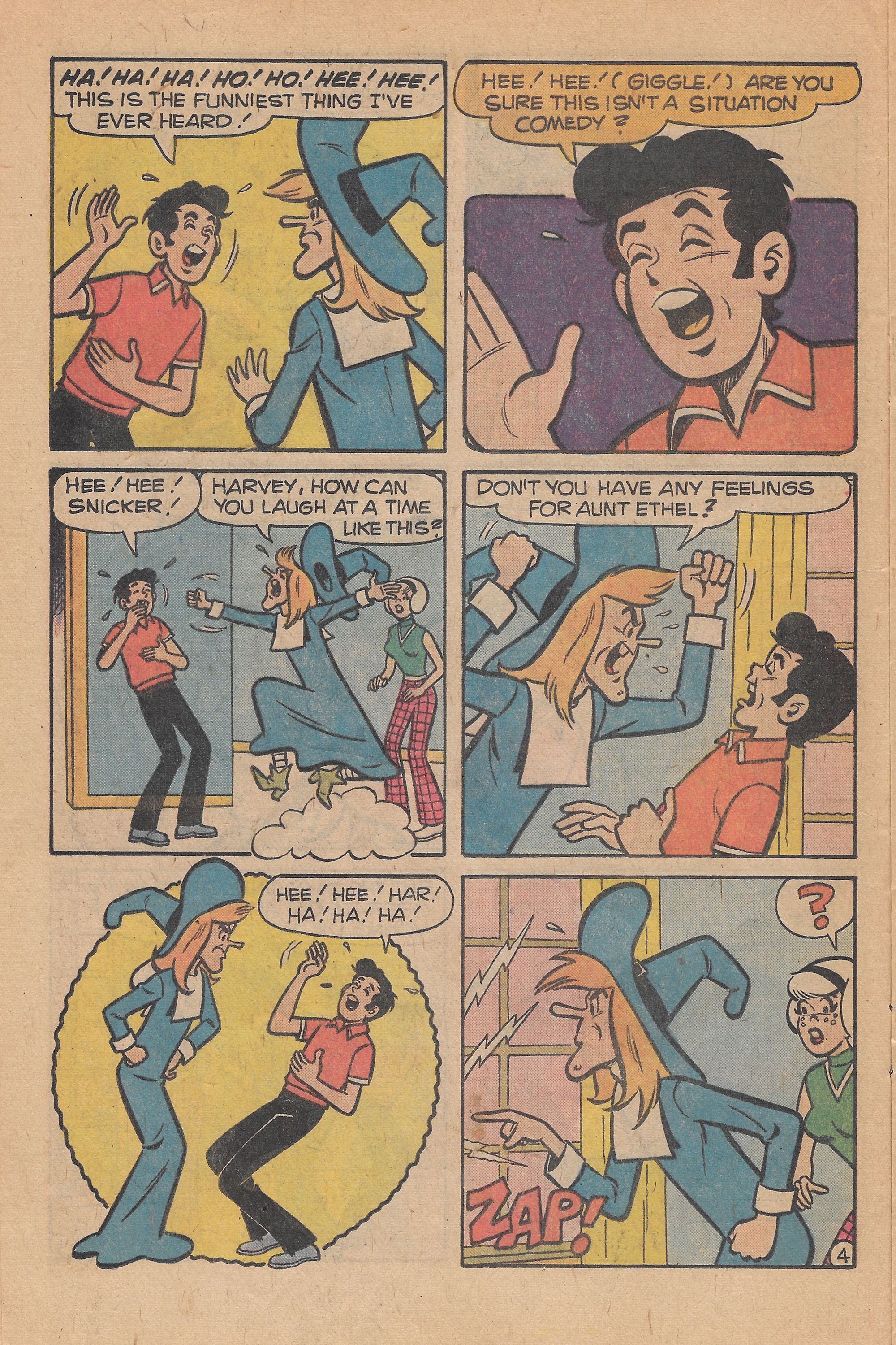 Read online Archie's TV Laugh-Out comic -  Issue #53 - 16