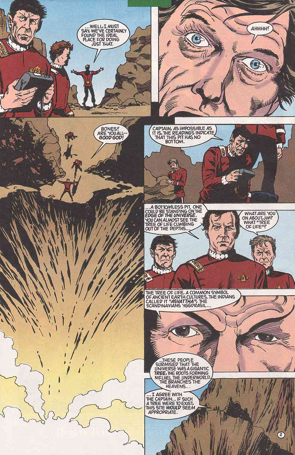 Read online Star Trek (1989) comic -  Issue #34 - 3