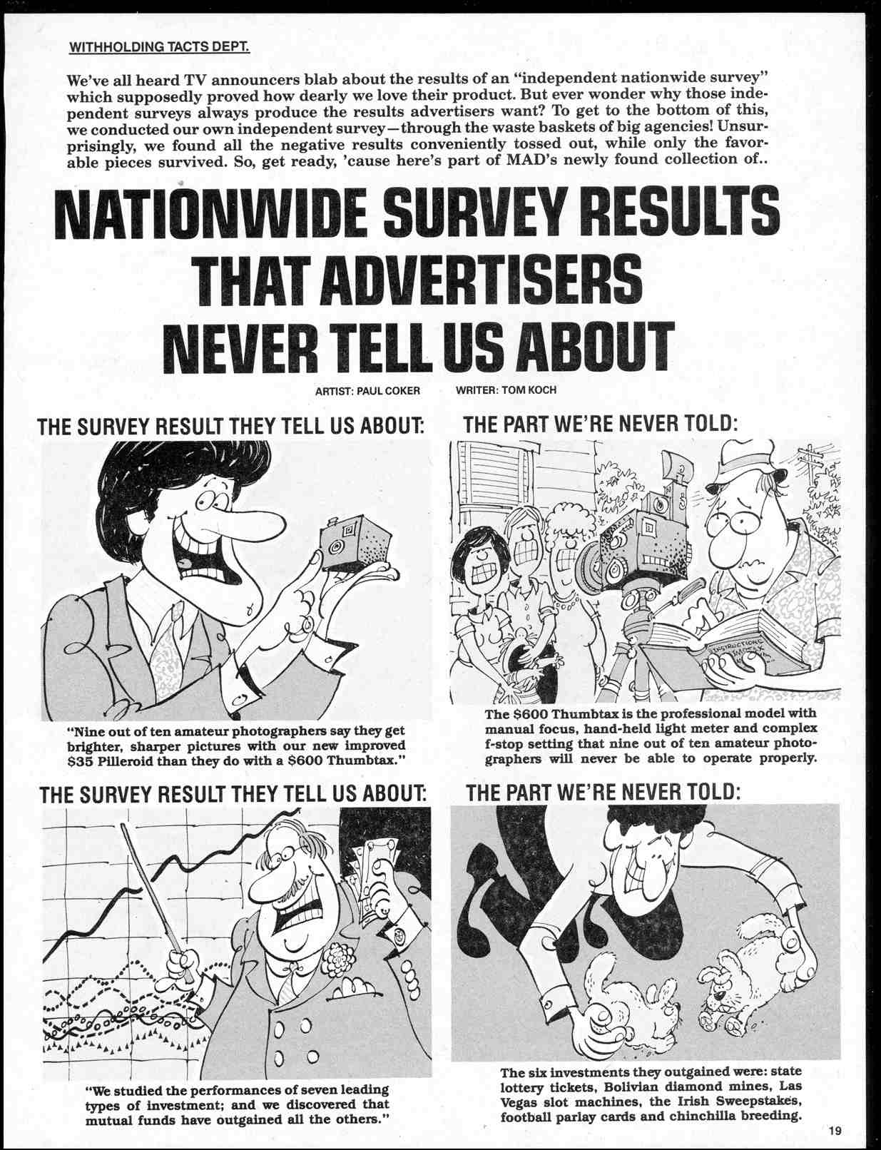 Read online MAD comic -  Issue #276 - 21