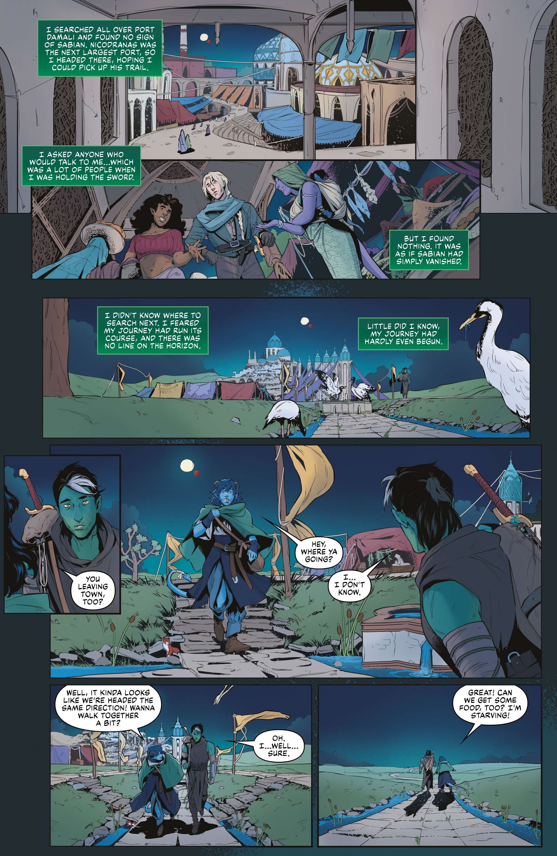Read online Critical Role: The Mighty Nein Origins – Fjord Stone comic -  Issue # Full - 51