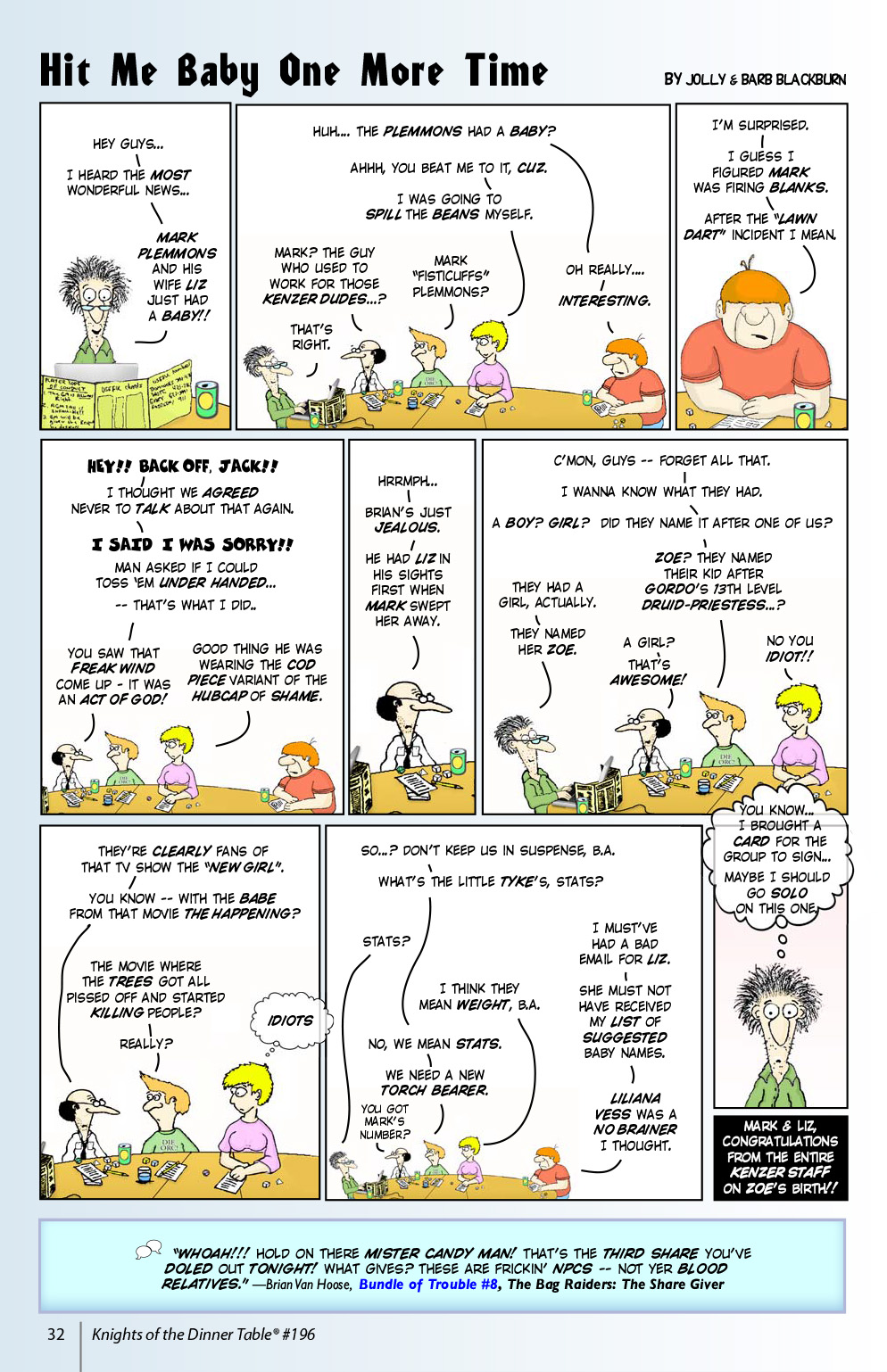 Read online Knights of the Dinner Table comic -  Issue #196 - 34