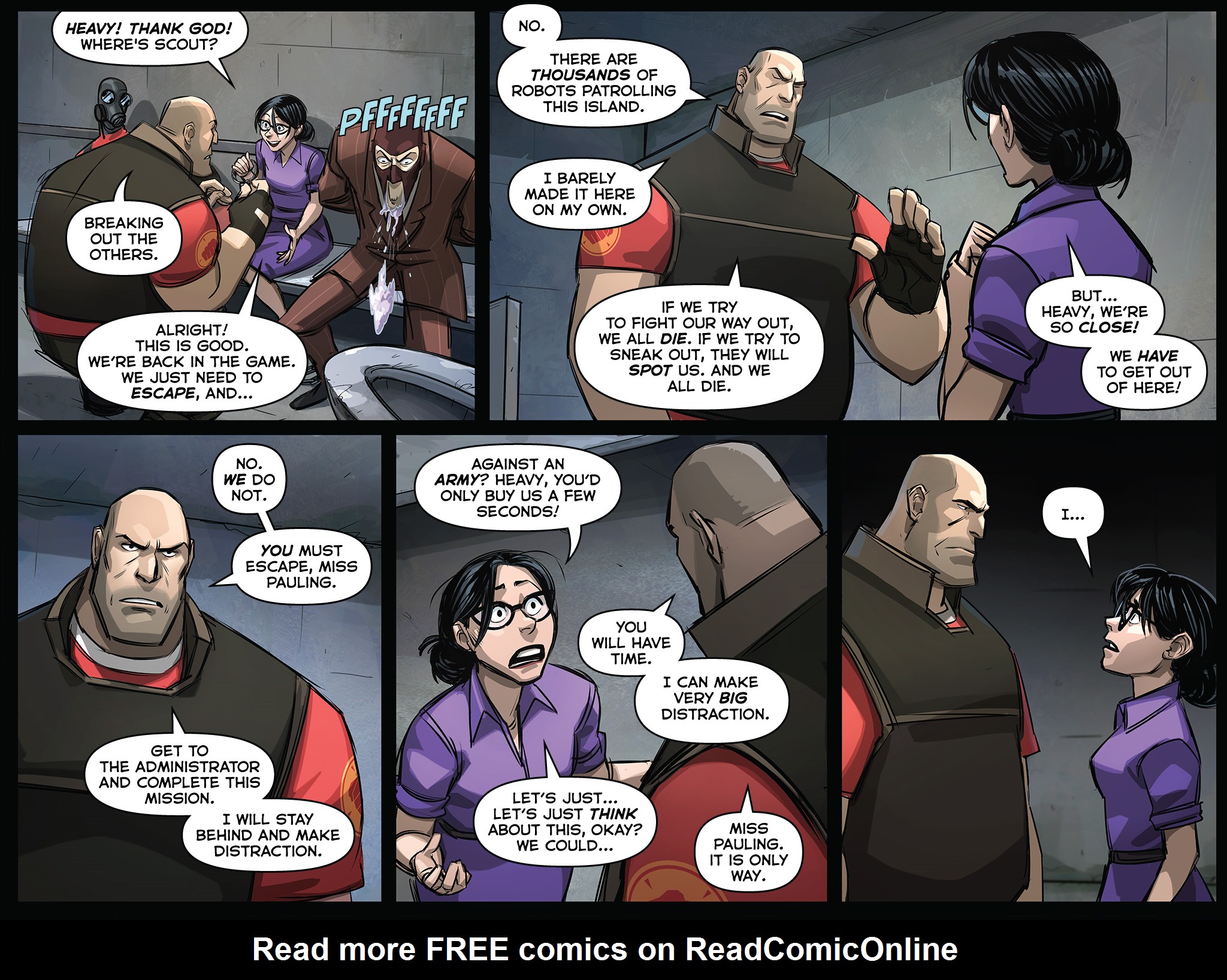 Read online Team Fortress 2 comic -  Issue #5 - 41