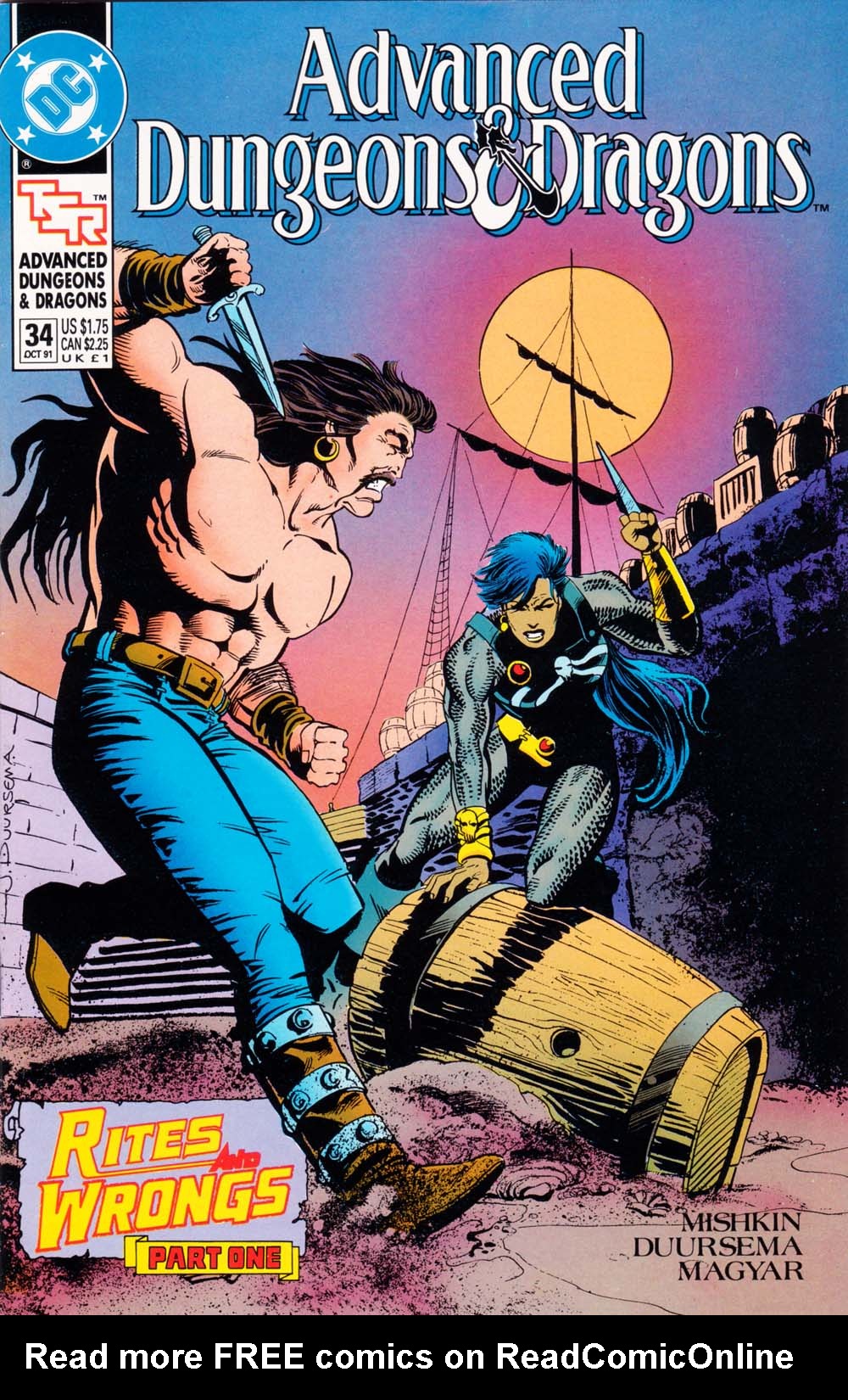 Read online Advanced Dungeons & Dragons comic -  Issue #34 - 1