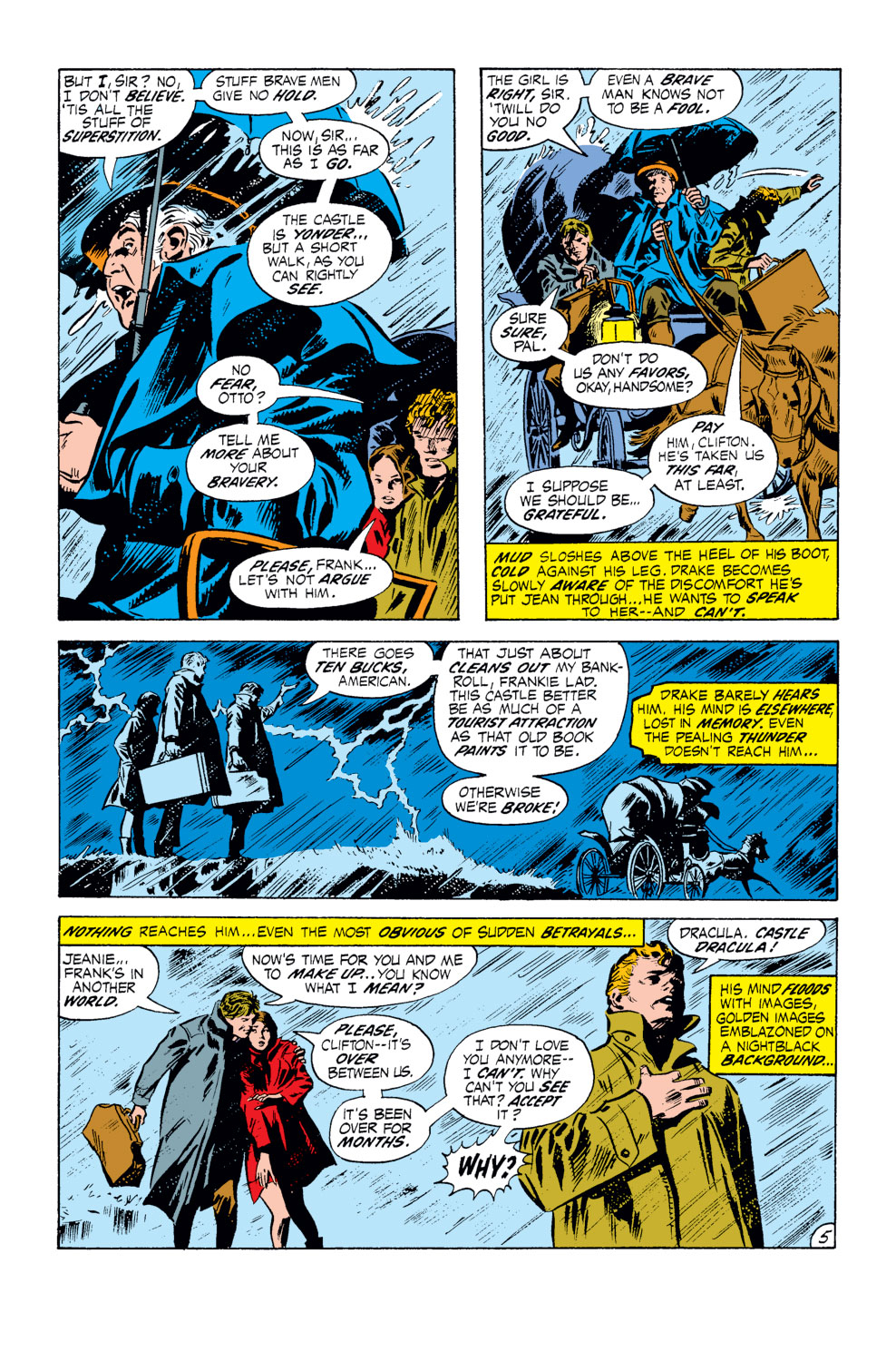 Read online Tomb of Dracula (1972) comic -  Issue #1 - 6