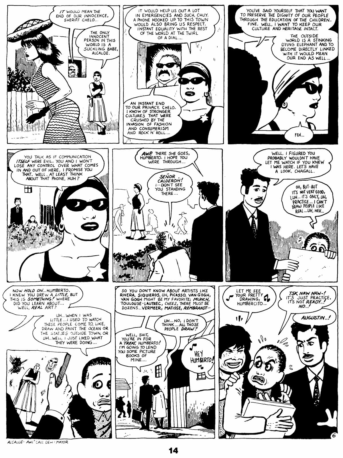 Read online Love and Rockets (1982) comic -  Issue #21 - 16