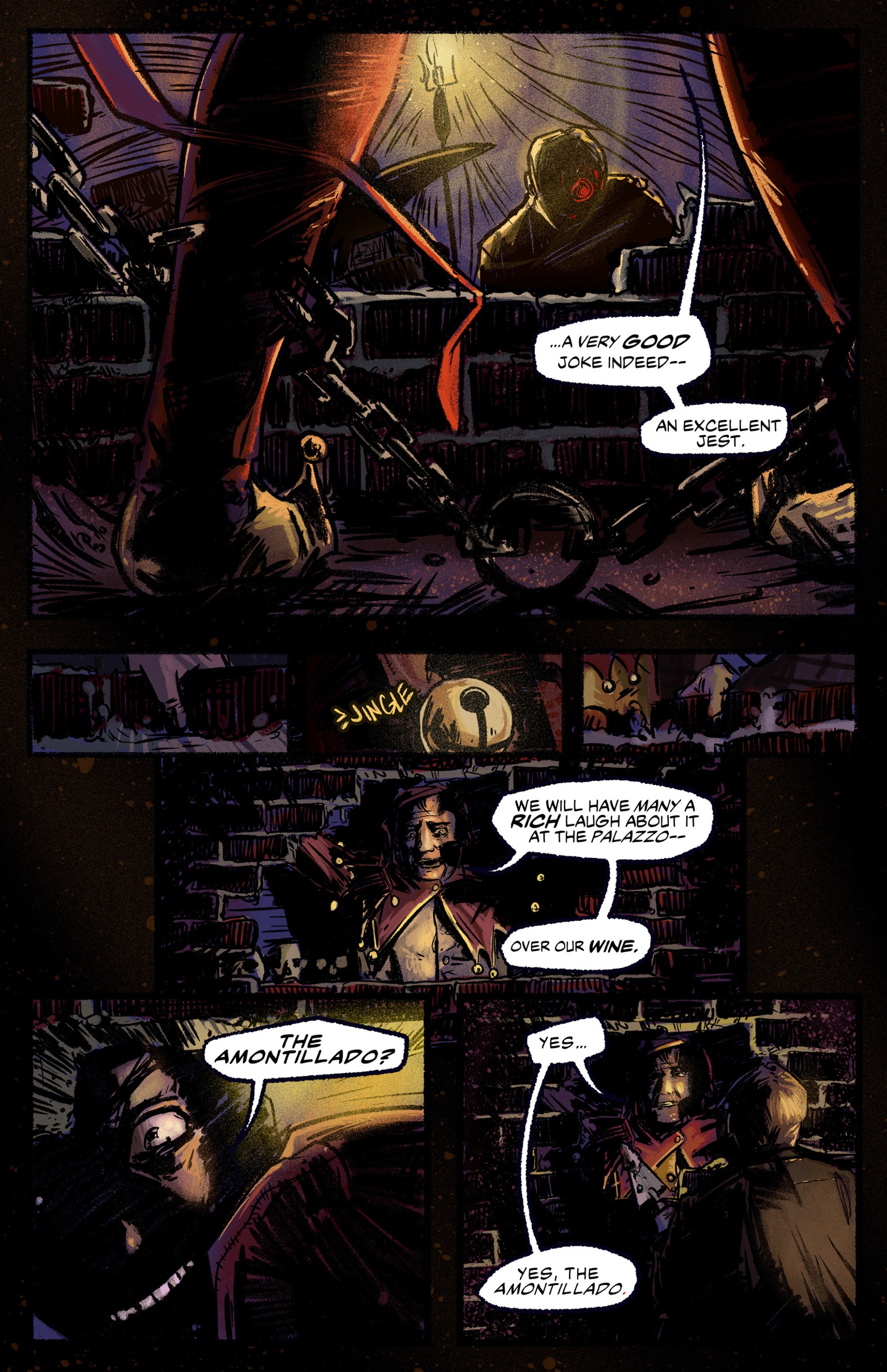 Read online The Cask of Amontillado comic -  Issue # Full - 14