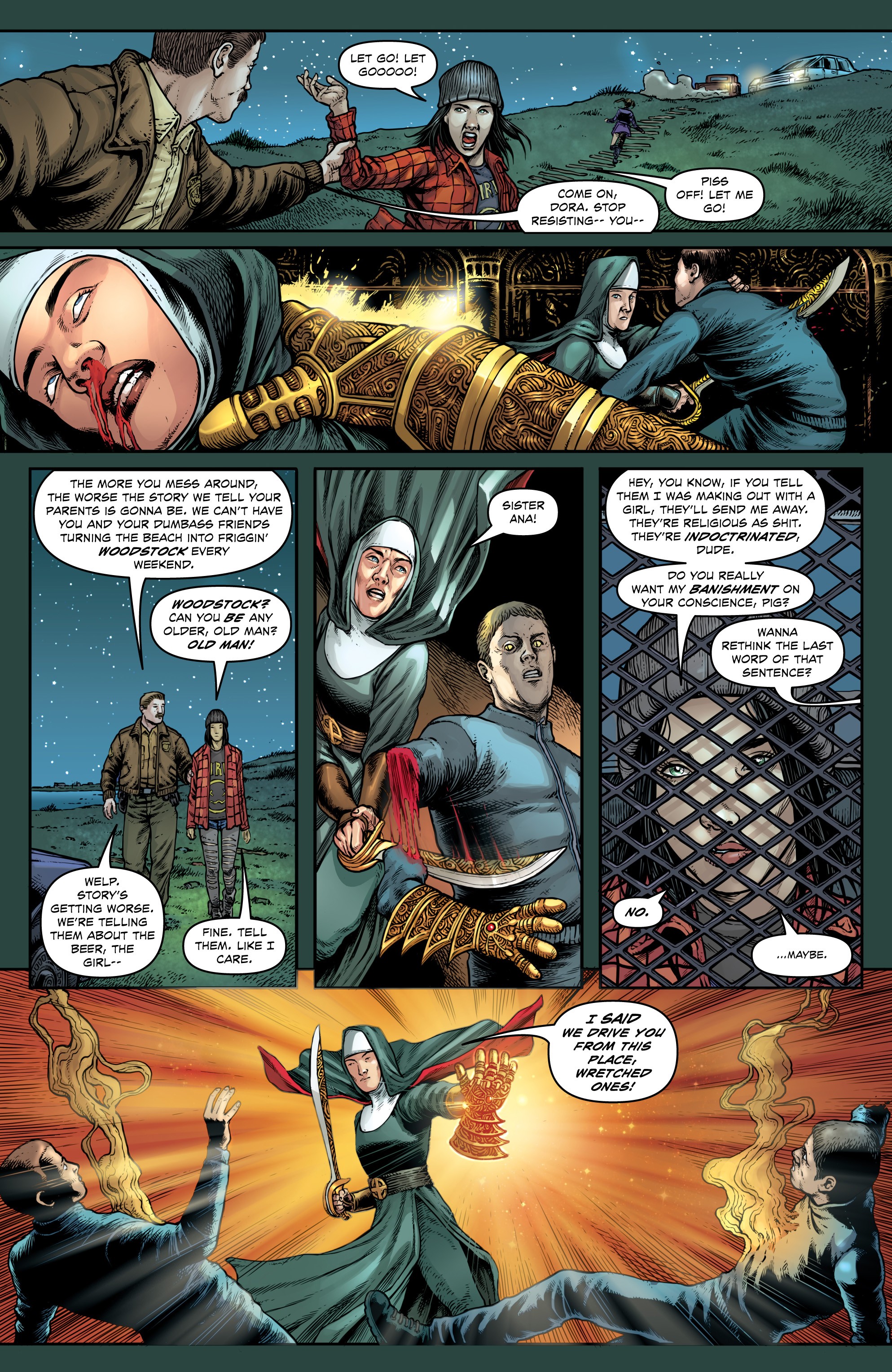 Read online Warrior Nun: Dora comic -  Issue #1 - 9