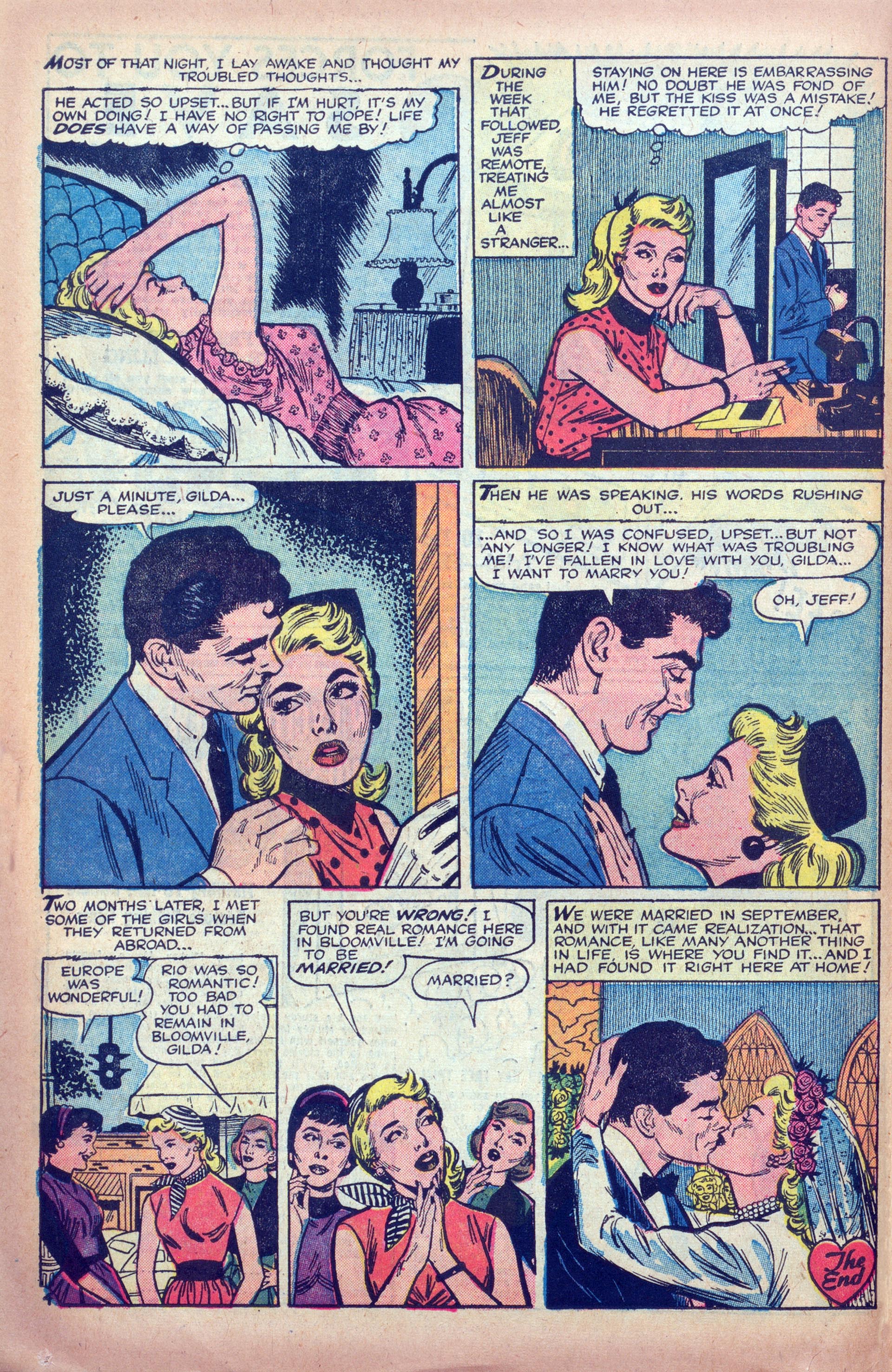 Read online Love Romances comic -  Issue #63 - 14